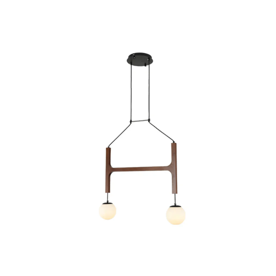 Xylocube Geometric Wood Globe Pendant Light - Image 7