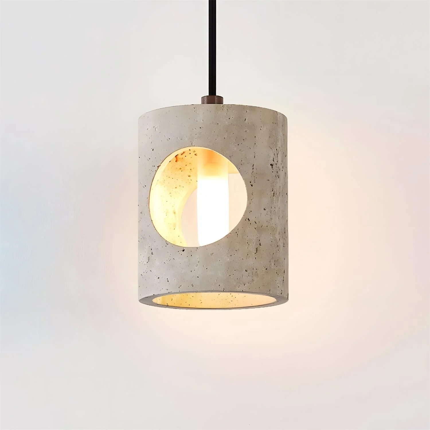 Xynor Industrial Travertine Pendant Lamp - Image 11
