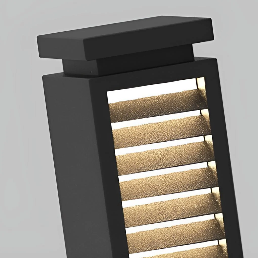 Zaary Sleek Modern Steel Outdoor Pathway Lights - Image 11