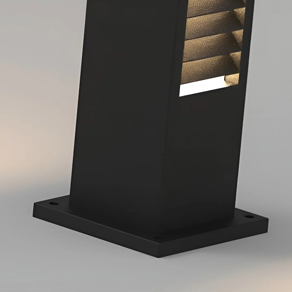 Zaary Sleek Modern Steel Outdoor Pathway Lights - Image 12