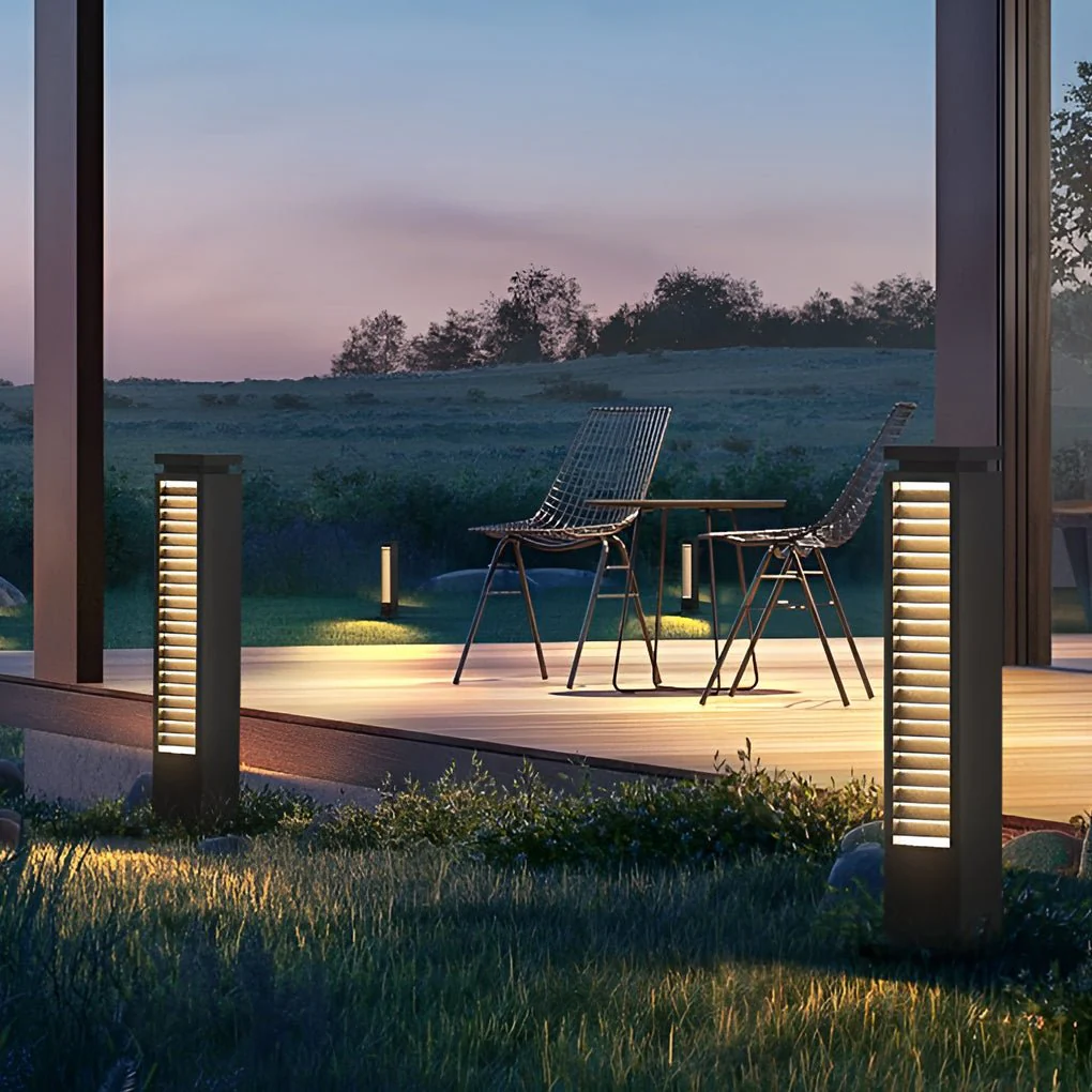 Zaary Sleek Modern Steel Outdoor Pathway Lights - Image 7
