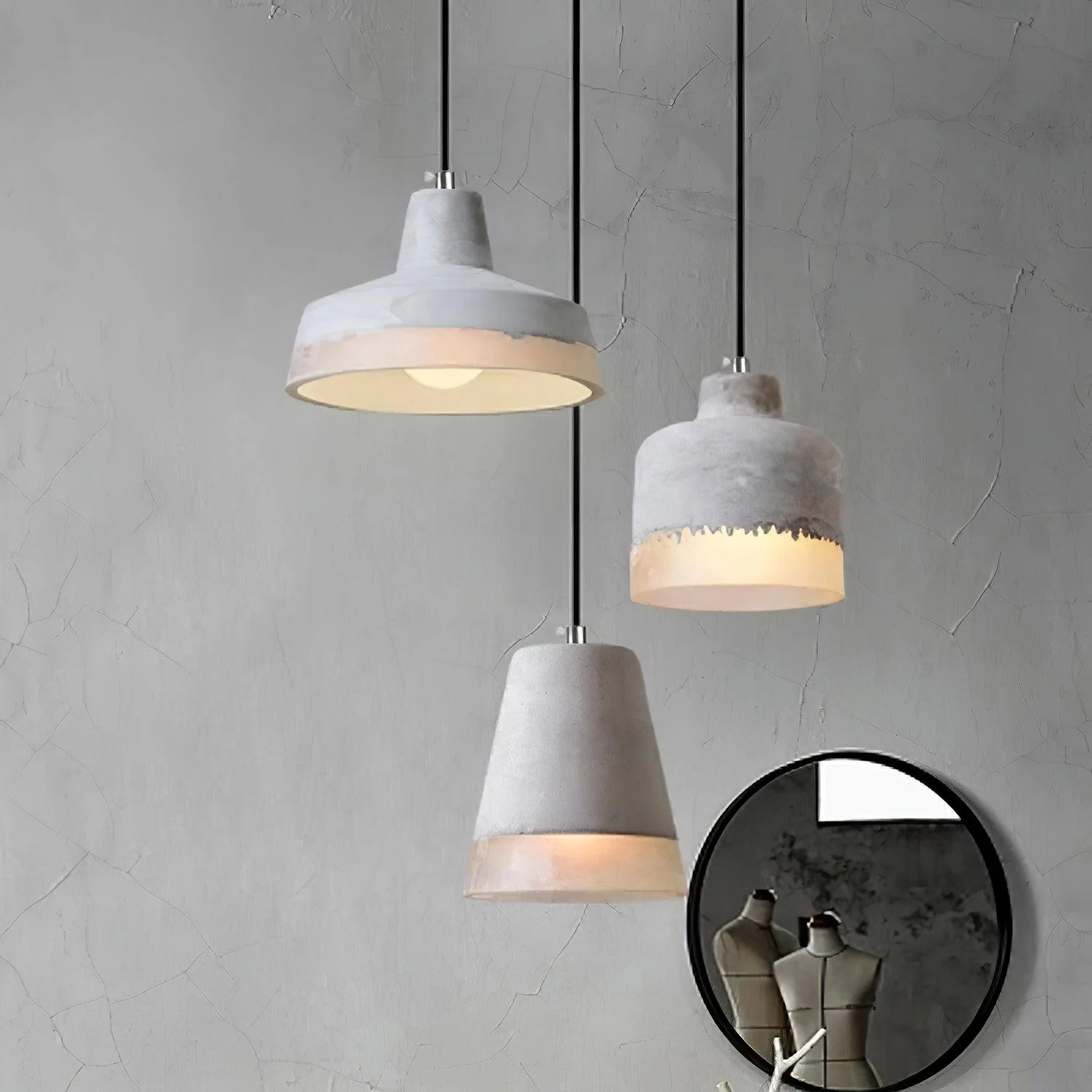 Zalora Resin Scandinavian Pendant Light - Image 4