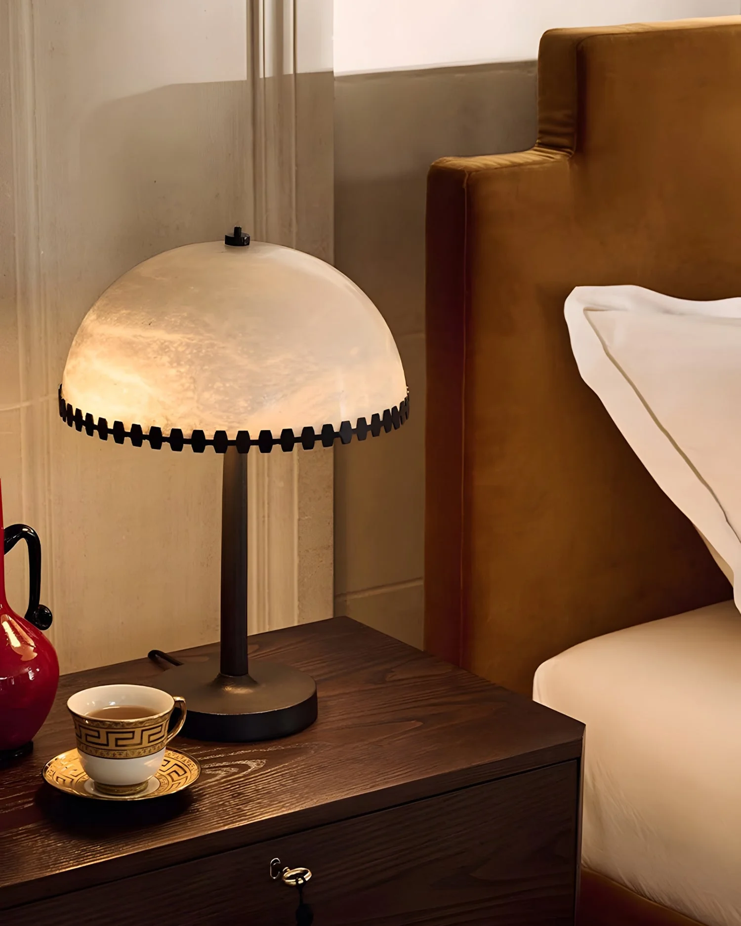 Zanon Vintage Alabaster Table Lamp - Image 3