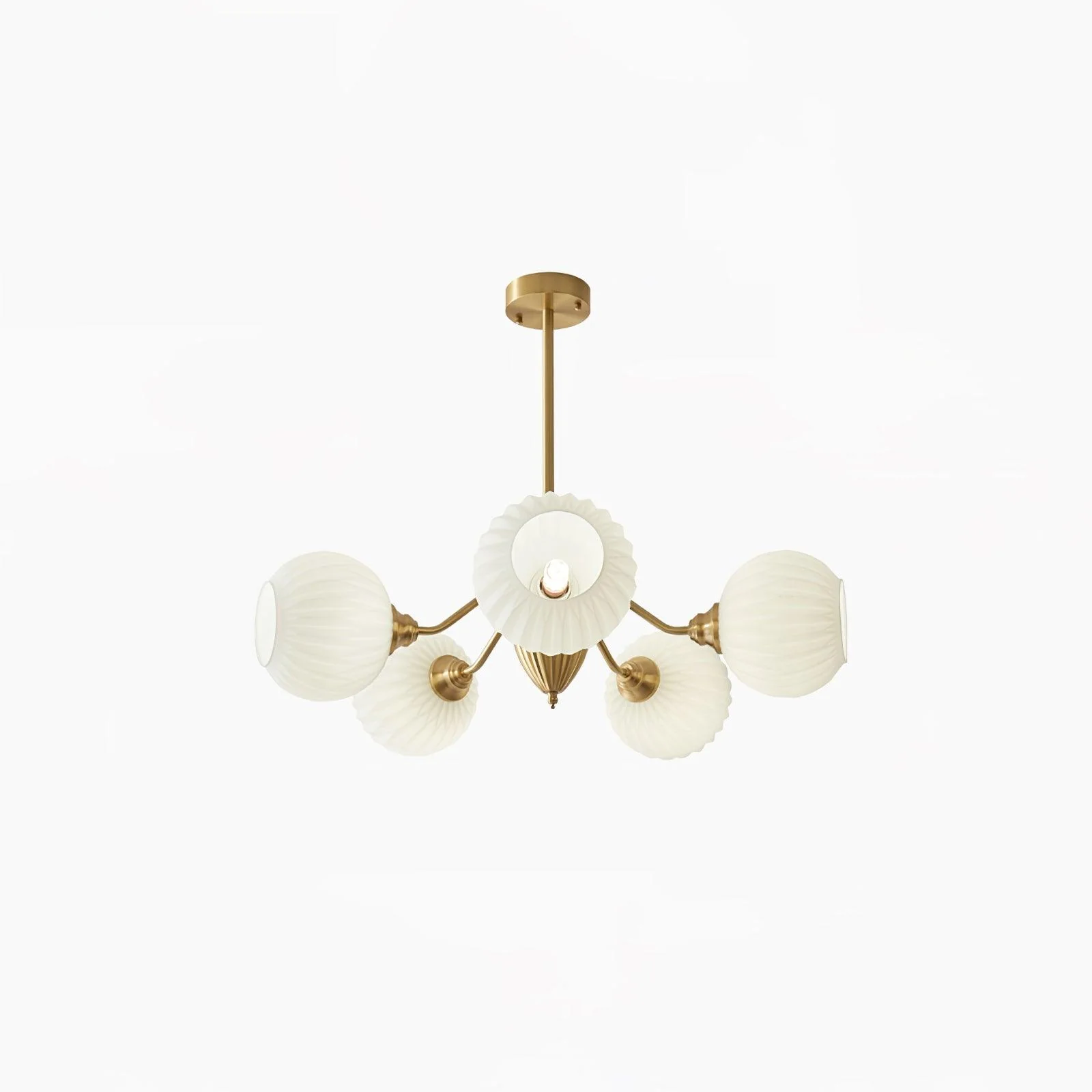 Zanora Vintage Brass Chandelier - Image 20