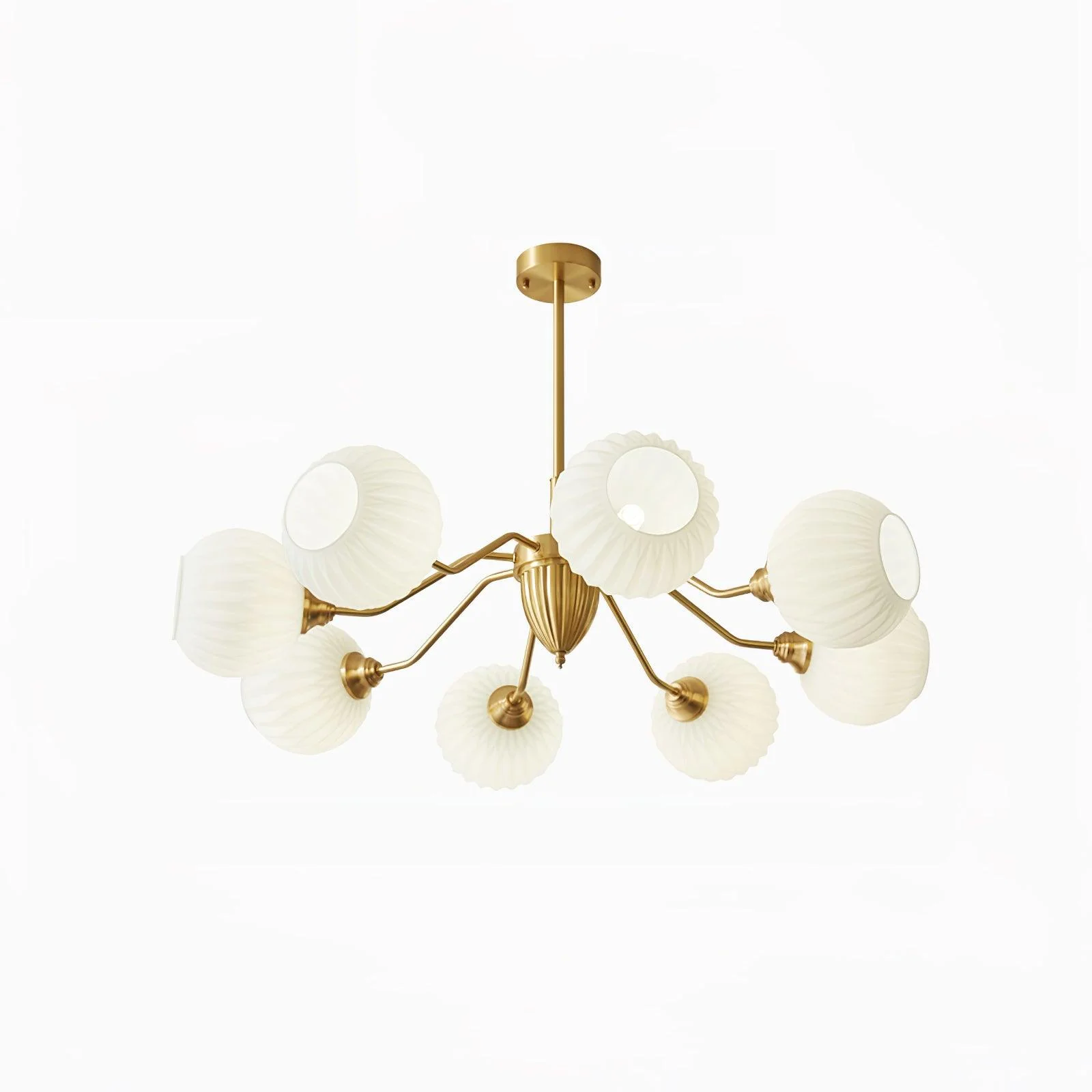 Zanora Vintage Brass Chandelier - Image 21