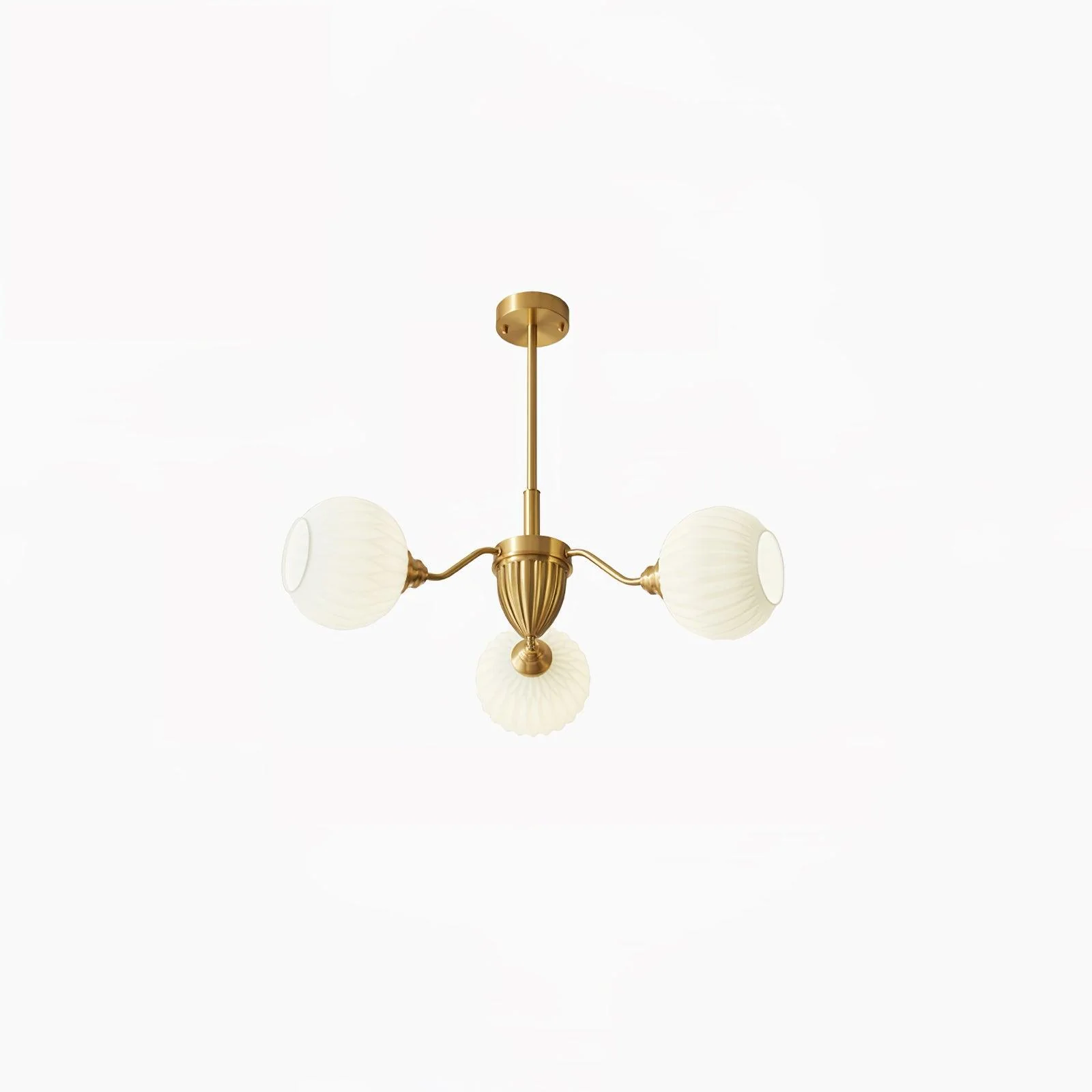 Zanora Vintage Brass Chandelier - Image 3