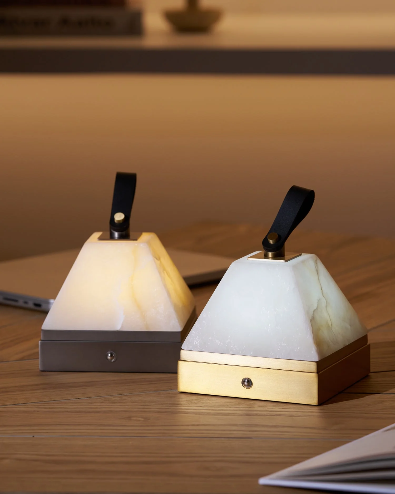 Zara Art Deco Alabaster Table Lamp - Image 9