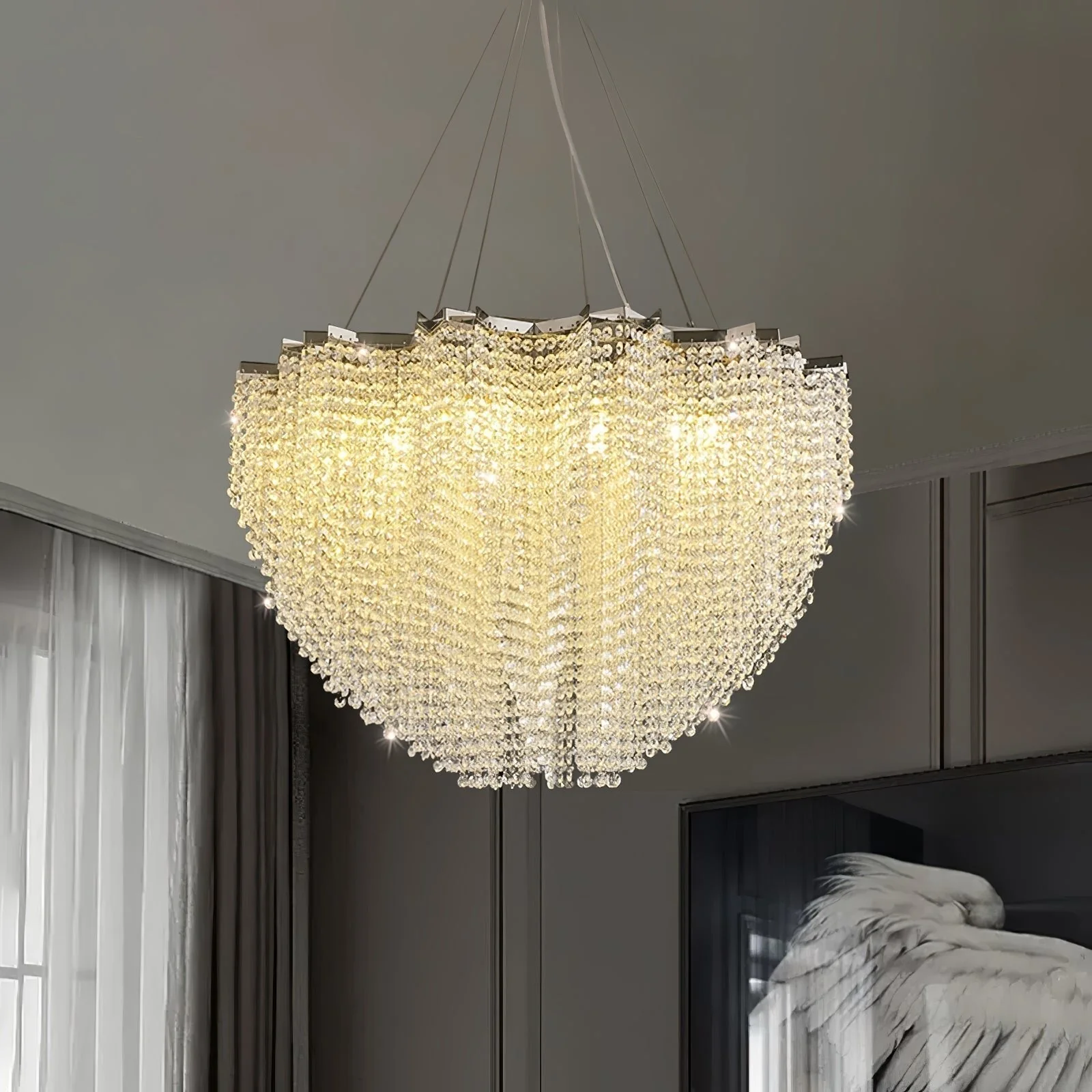 Zashayra Crystal Column Chandelier - Image 2