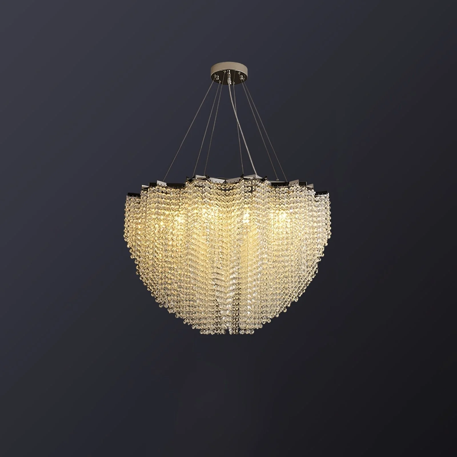 Zashayra Crystal Column Chandelier - Image 58