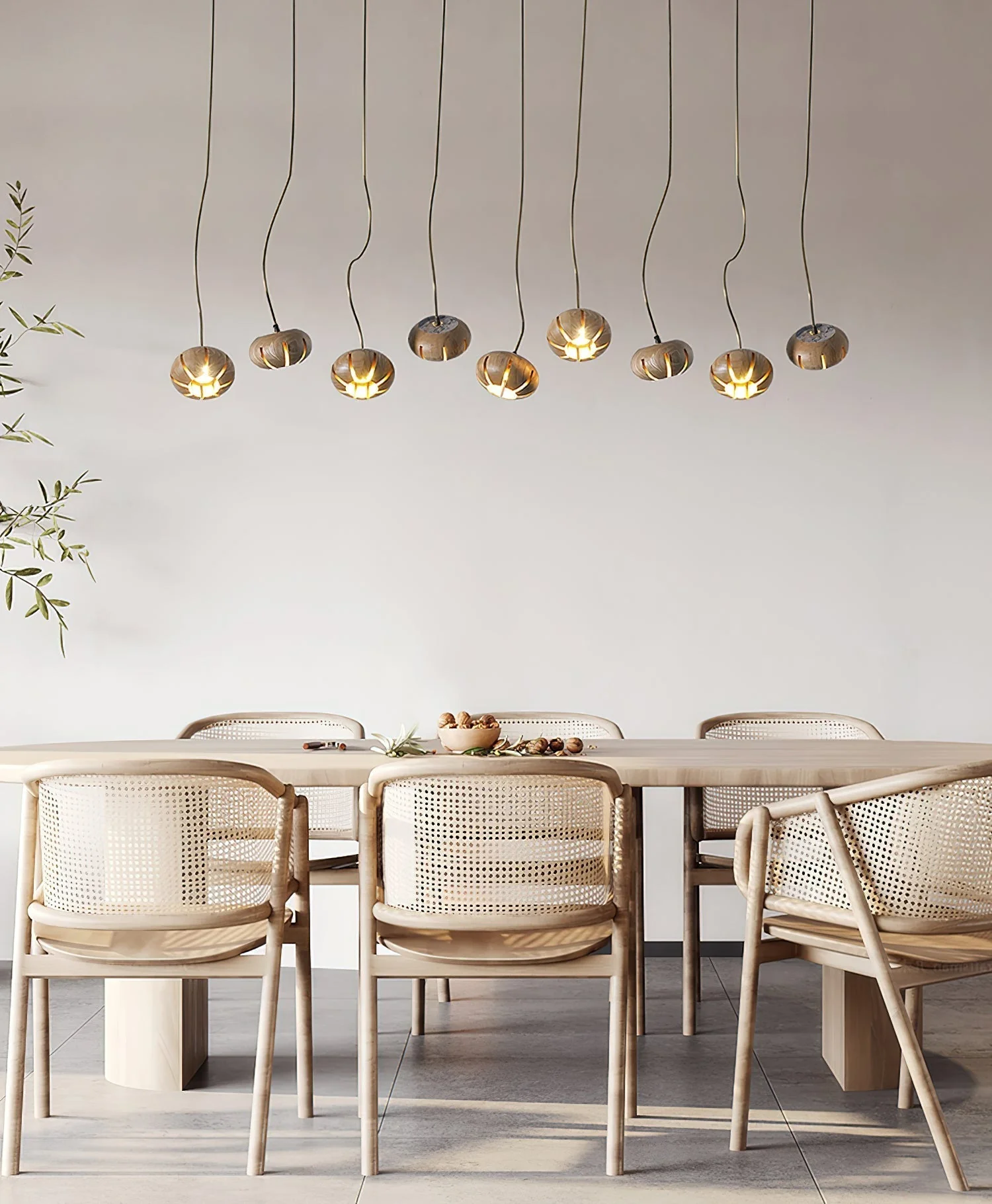 Zasorir Sculptural Marble Cluster Pendant Light - Image 47