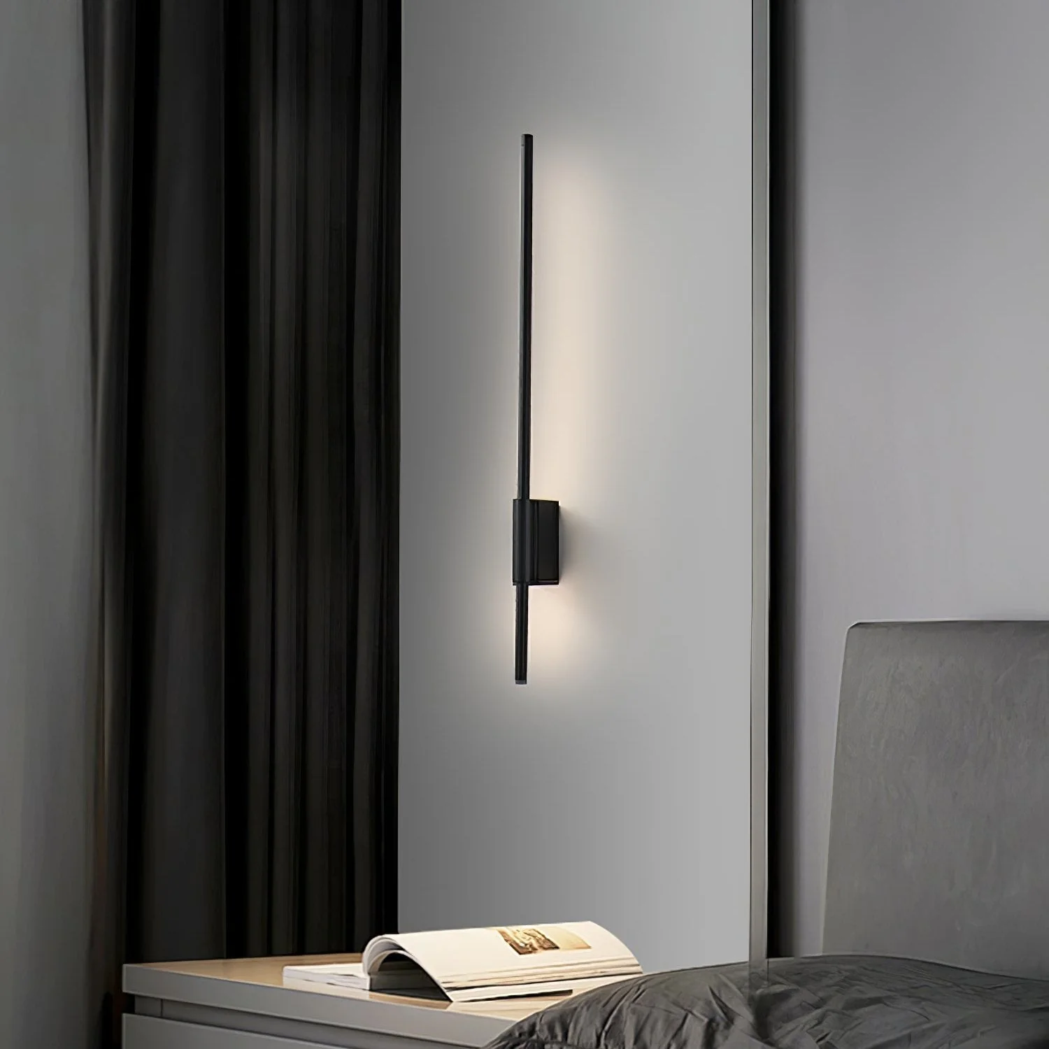 Zavelila Modern Minimalist Linear Wall Light - Image 2