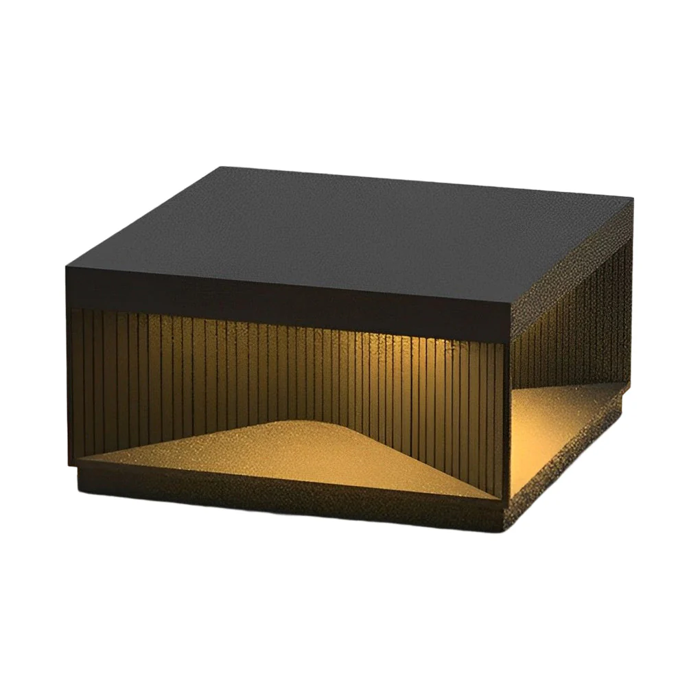 Zea Striped Decor Solar Fence Post Light - Image 13