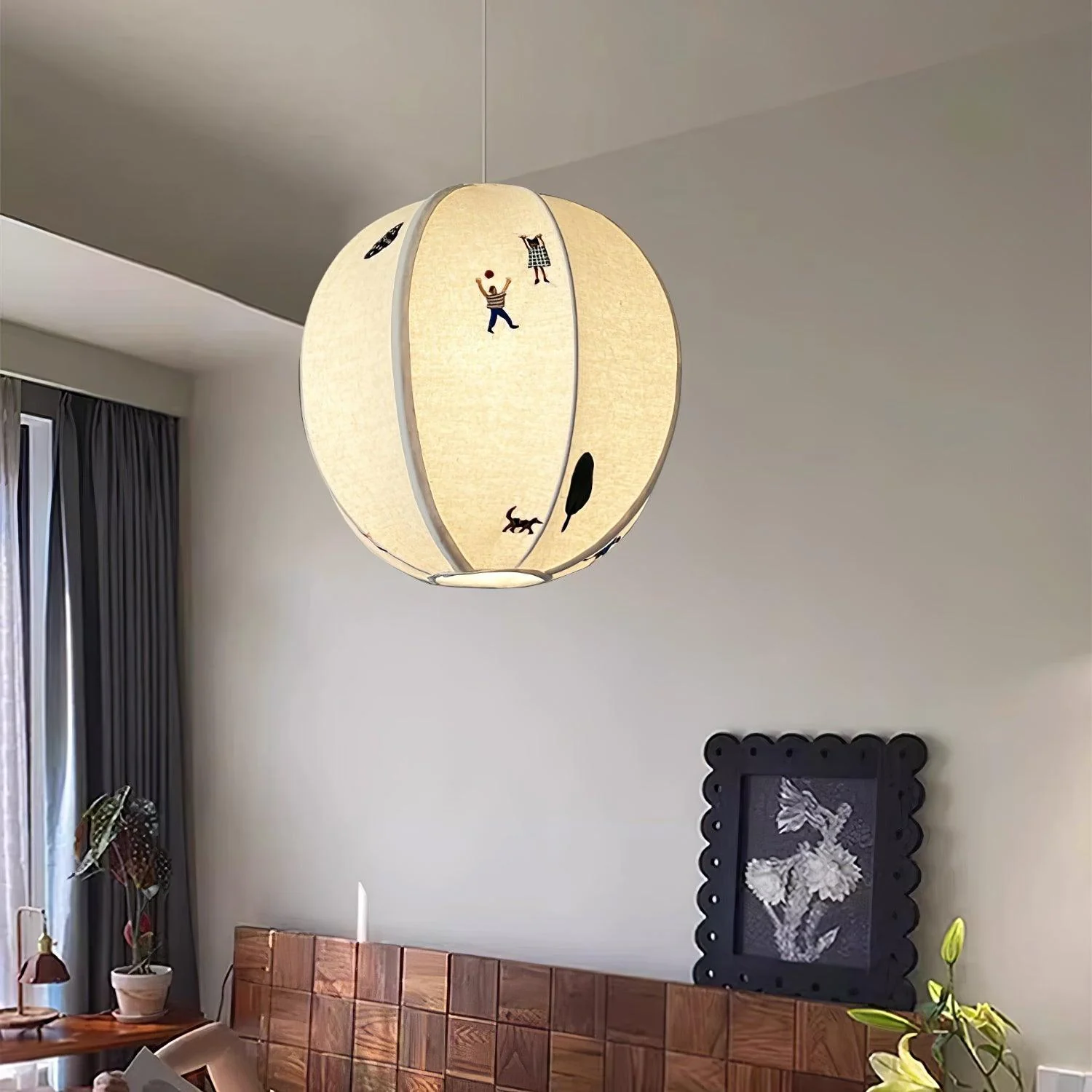 Zelarace Fabric Pendant Lamp - Image 33