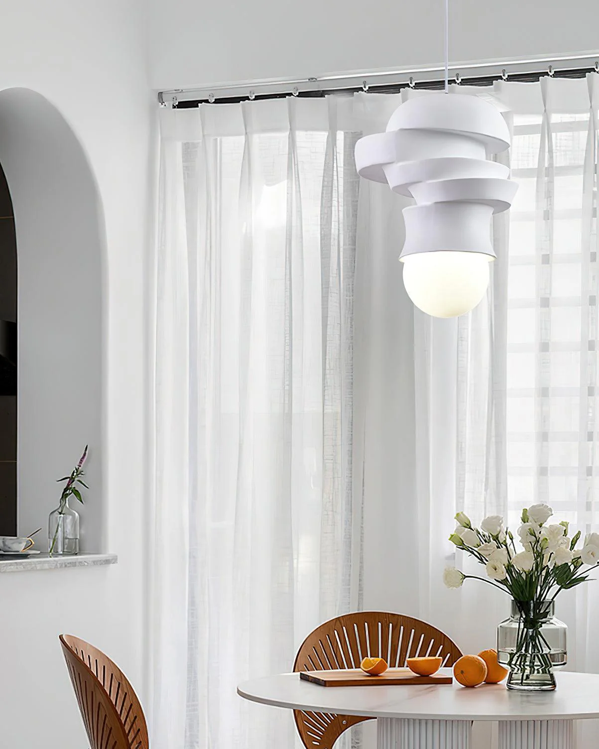 Zelireth Individual Creativity Resin Glass Pendant Lamp - Image 17
