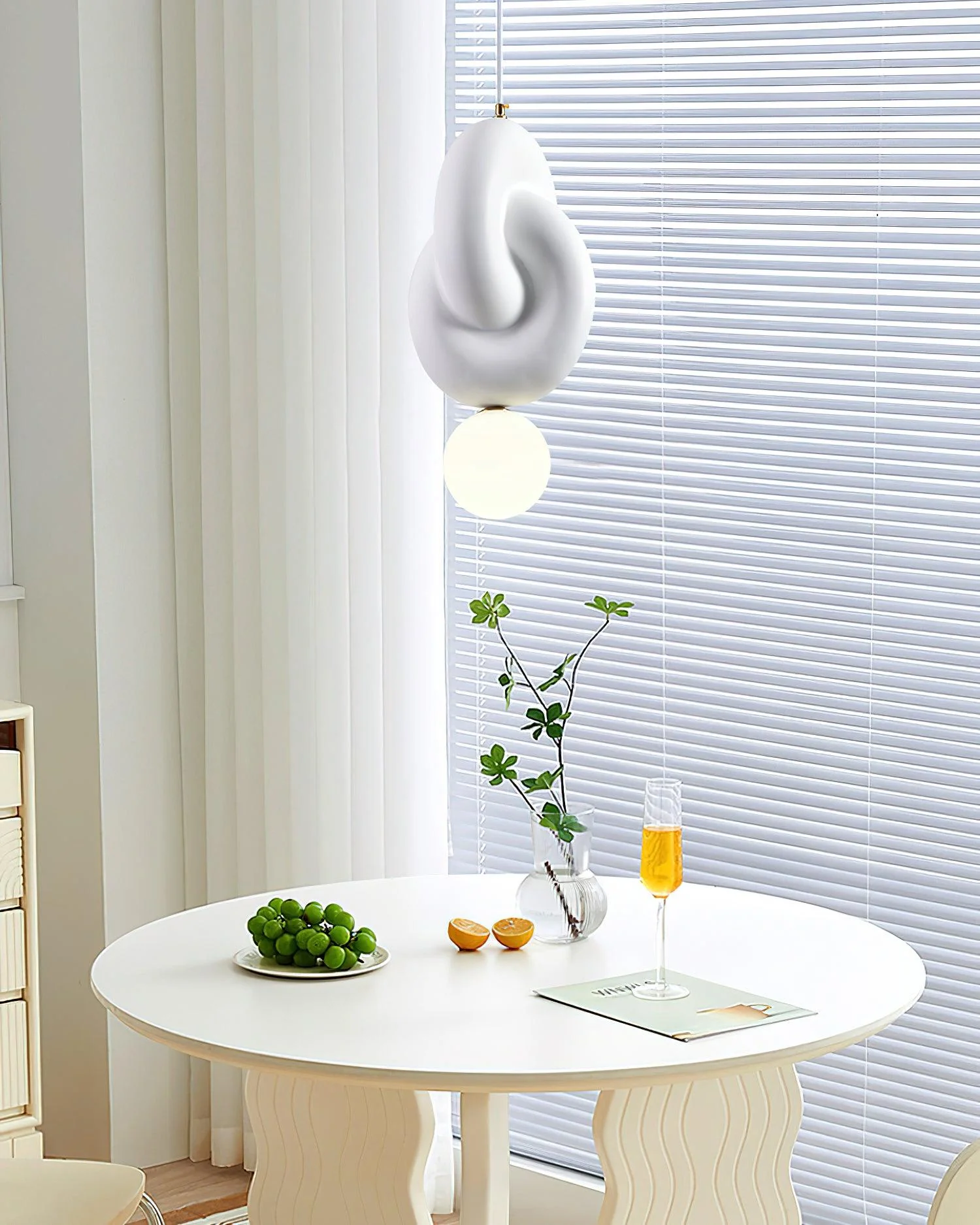 Zelireth Individual Creativity Resin Glass Pendant Lamp - Image 27