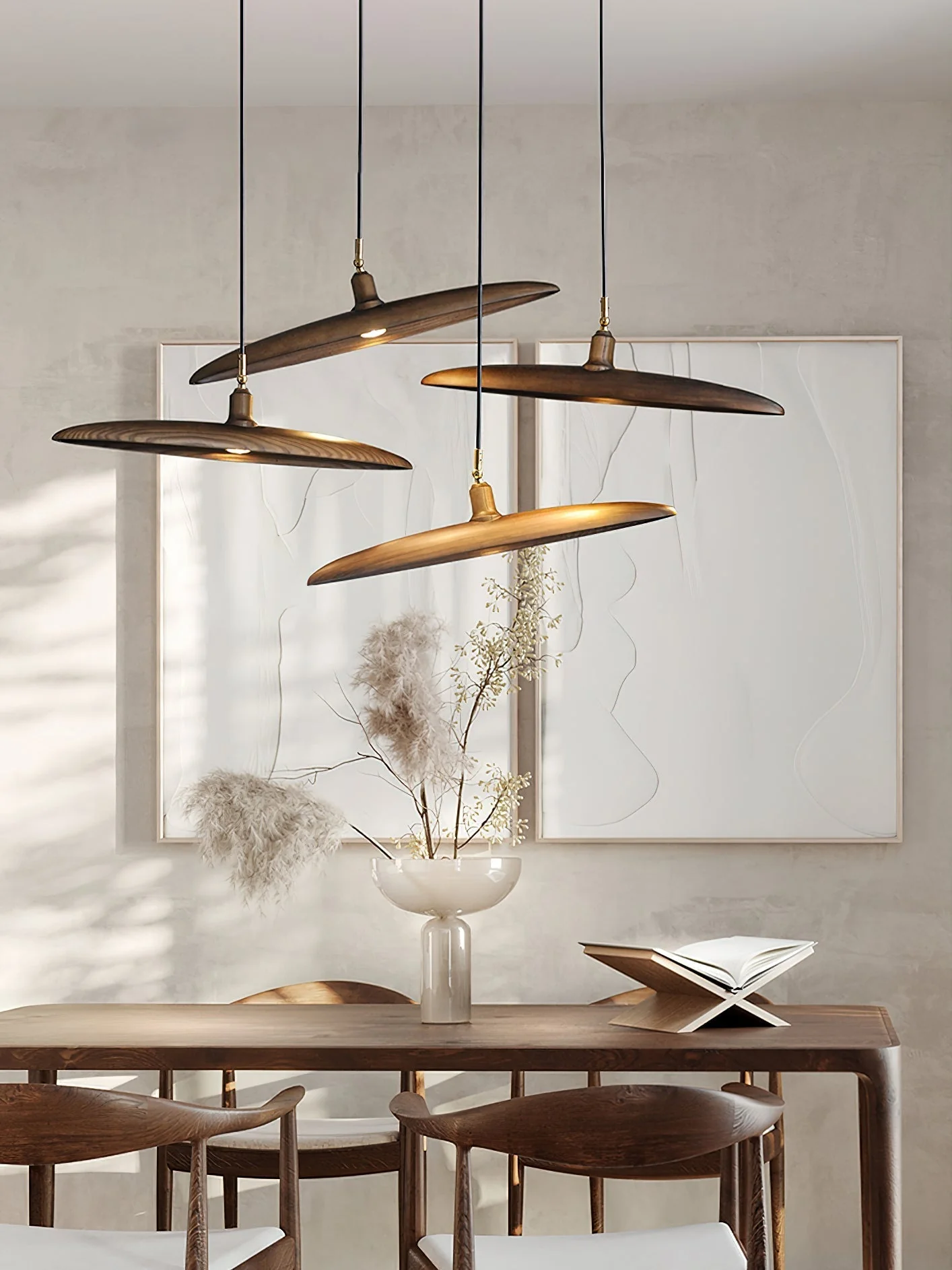 Zelirira Blade Wood Pendant Light - Image 10