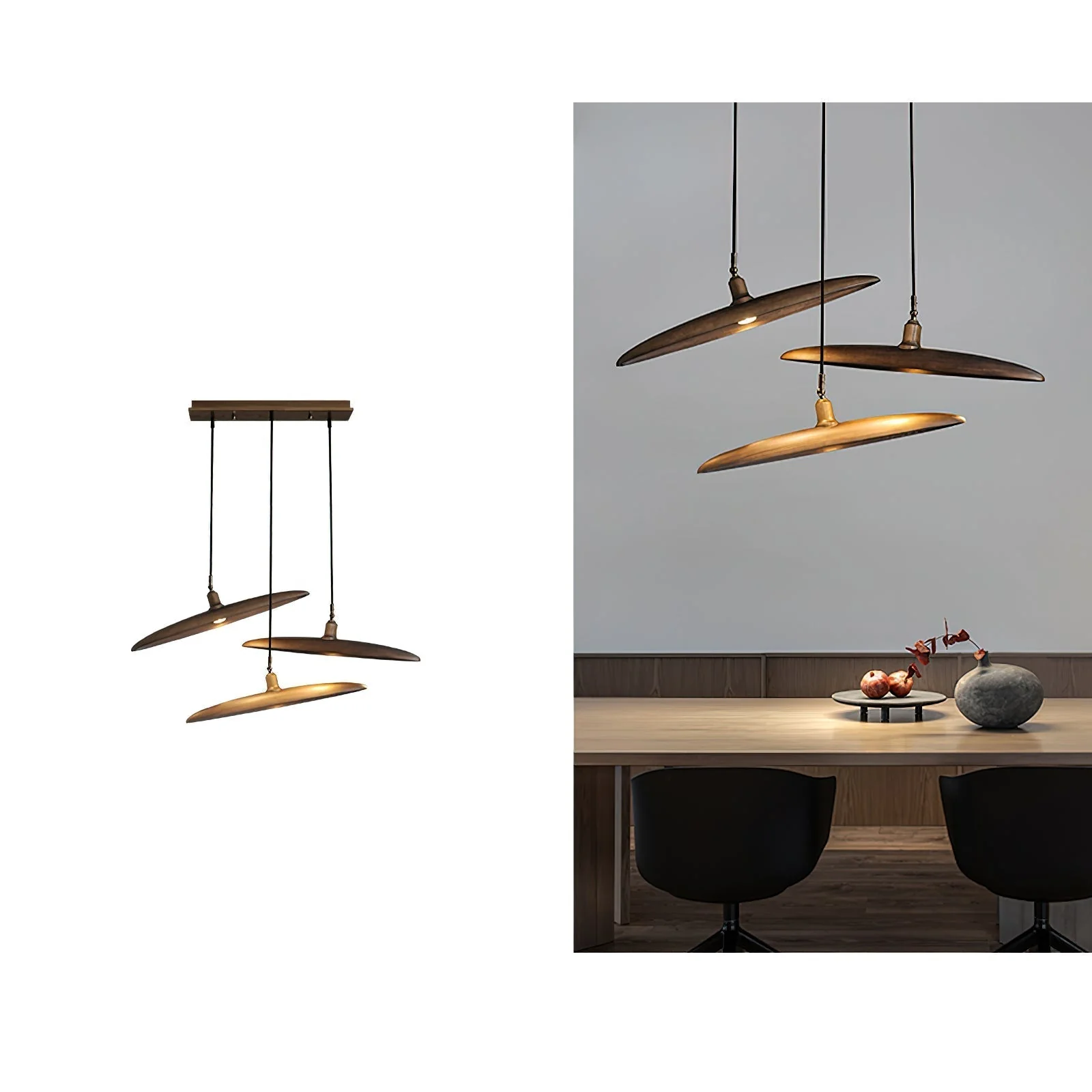 Zelirira Blade Wood Pendant Light - Image 32