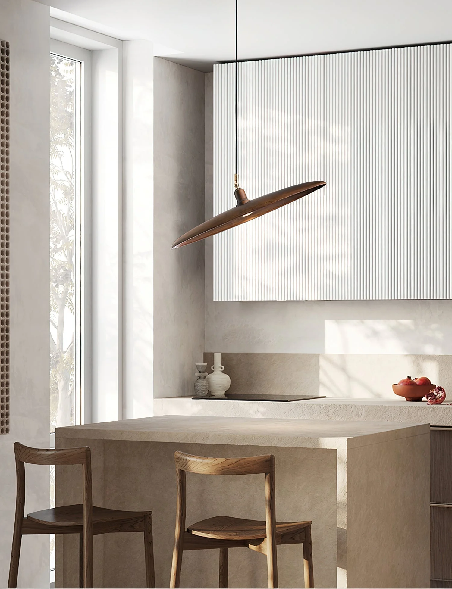 Zelirira Blade Wood Pendant Light - Image 41