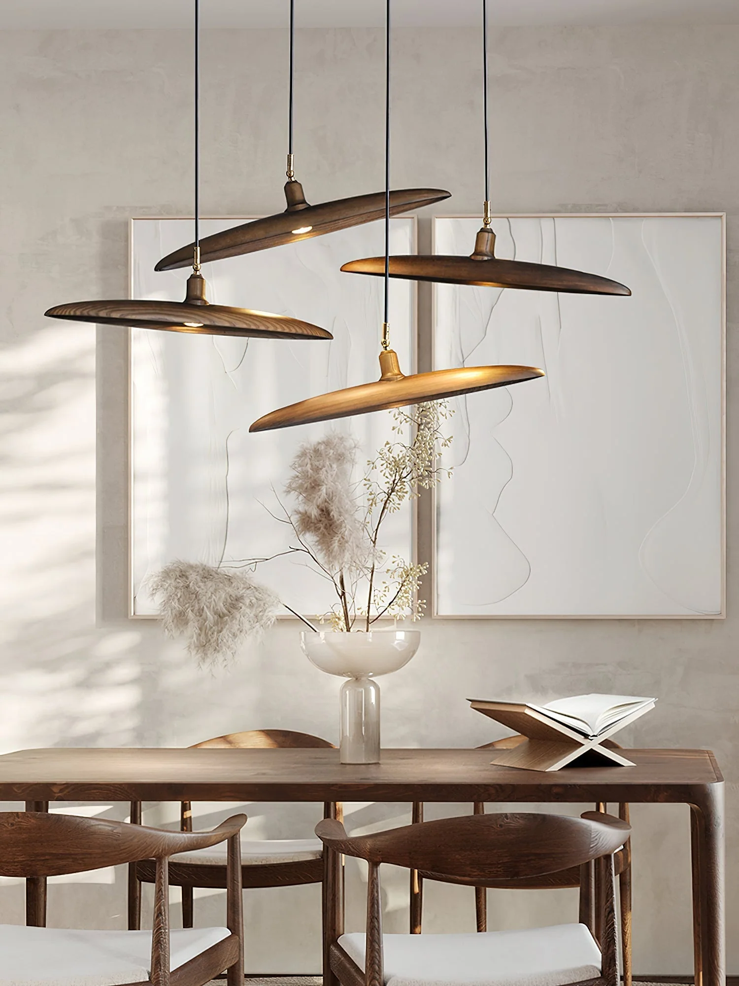 Zelirira Blade Wood Pendant Light - Image 44