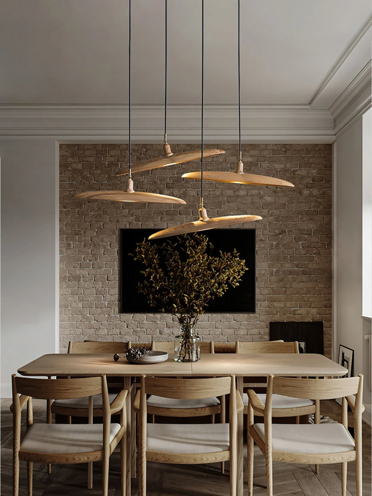 Zelirira Blade Wood Pendant Light - Image 8