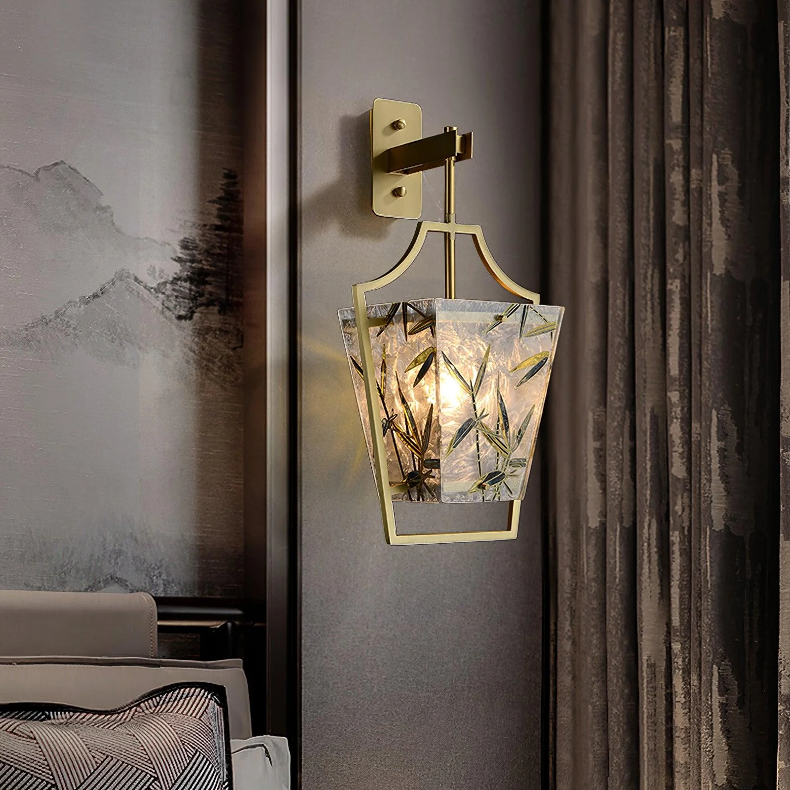 Zenith Elegant Brass Single Sconce - Image 11