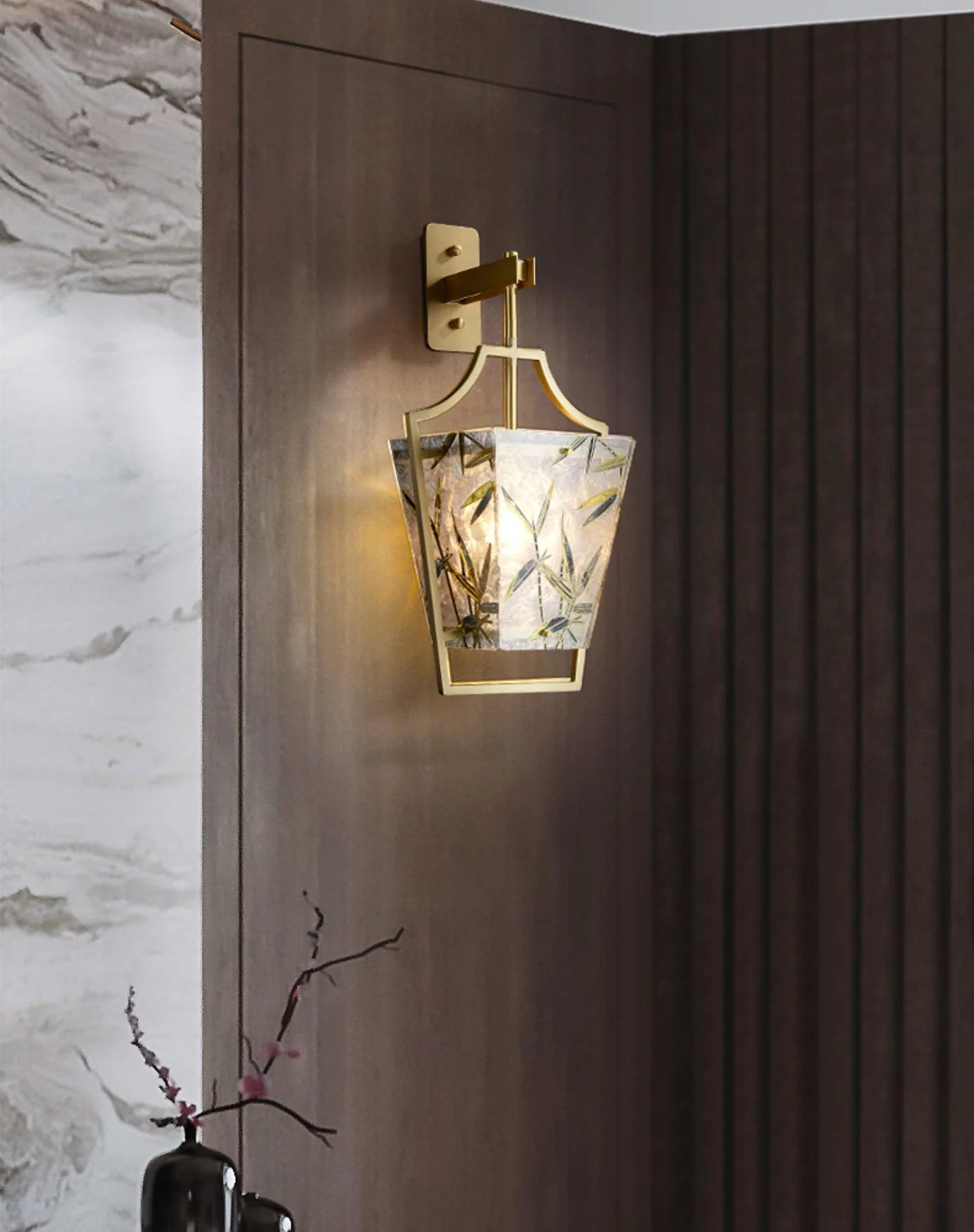 Zenith Elegant Brass Single Sconce - Image 18