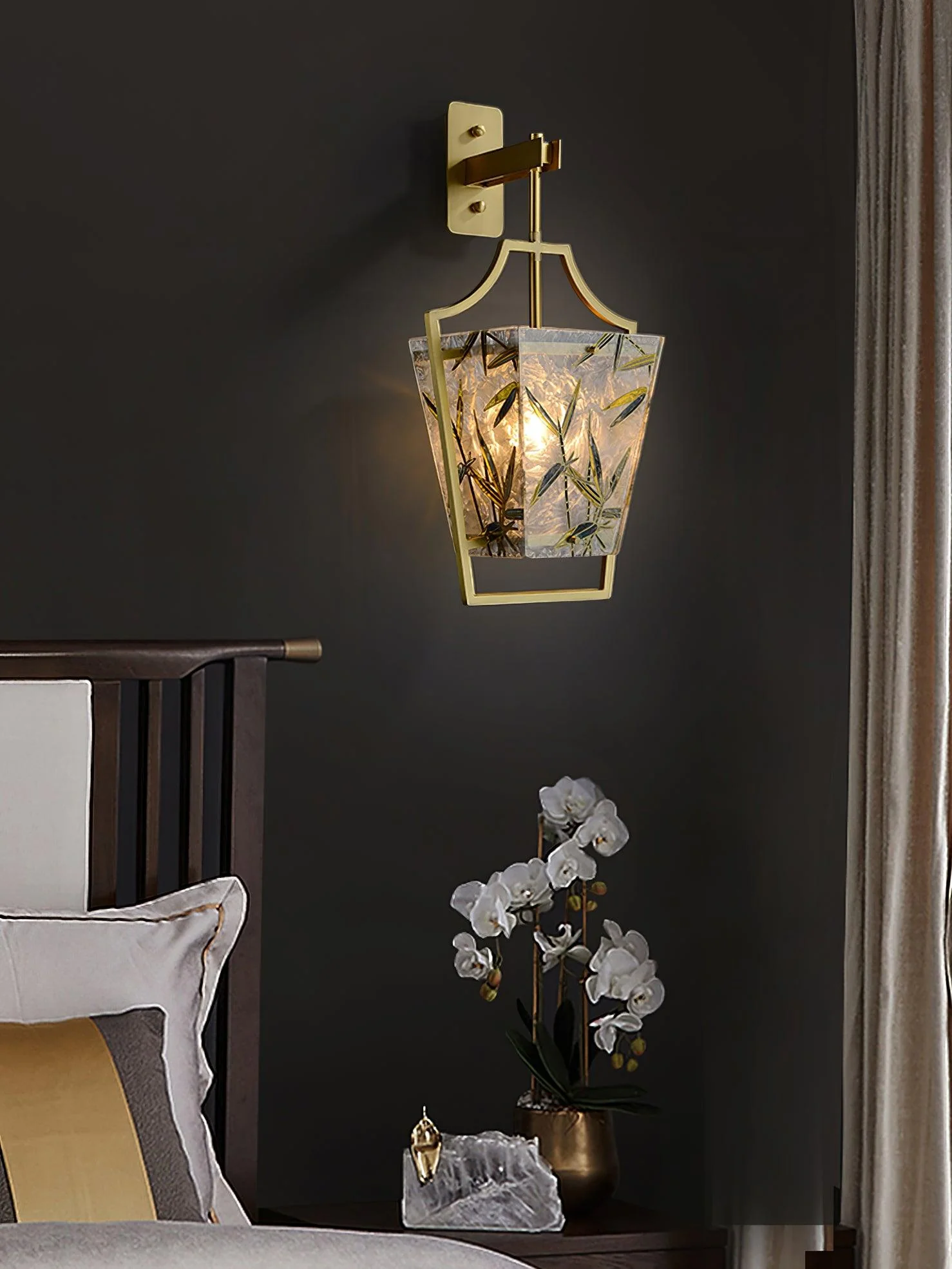 Zenith Elegant Brass Single Sconce - Image 19