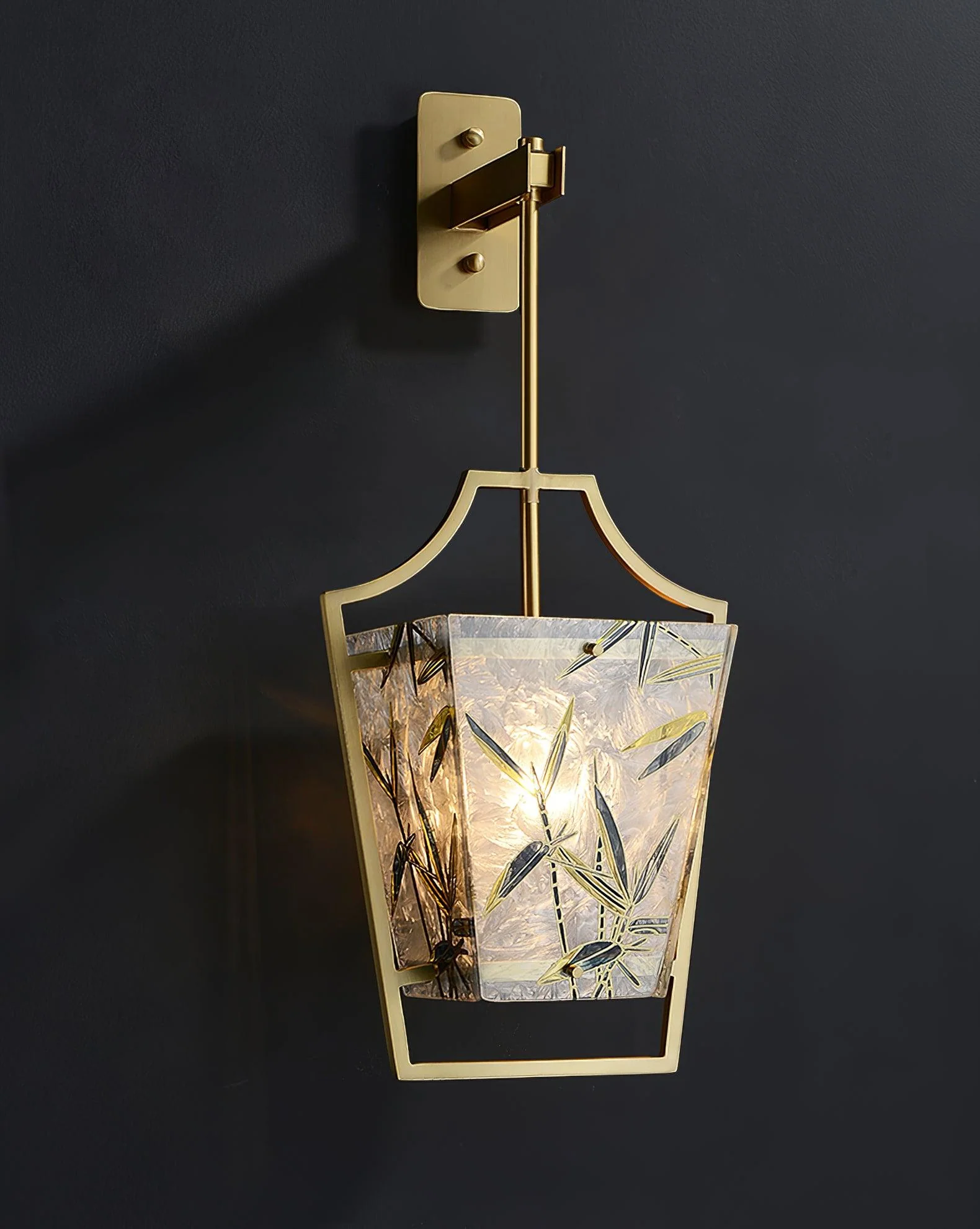 Zenith Elegant Brass Single Sconce - Image 2