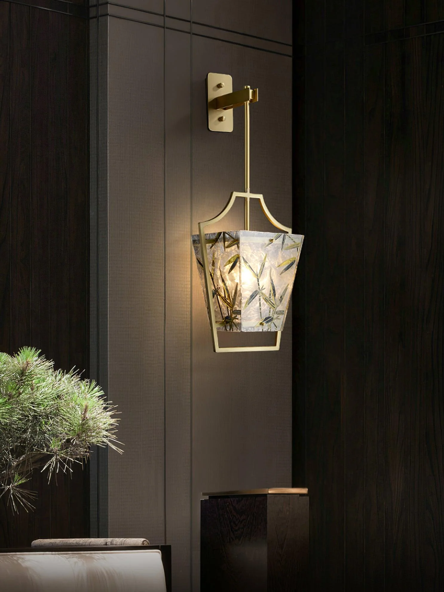 Zenith Elegant Brass Single Sconce - Image 21