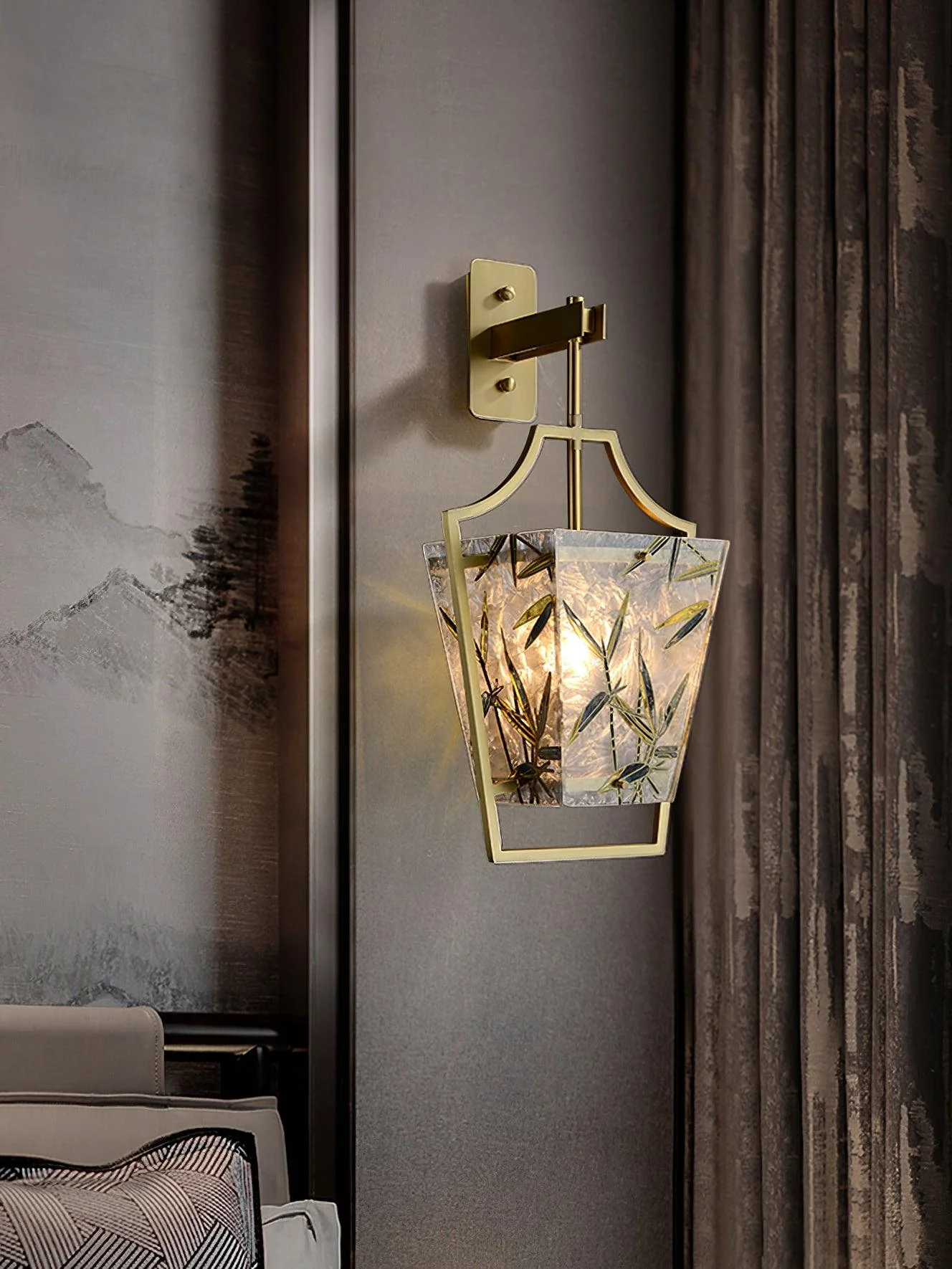 Zenith Elegant Brass Single Sconce - Image 22