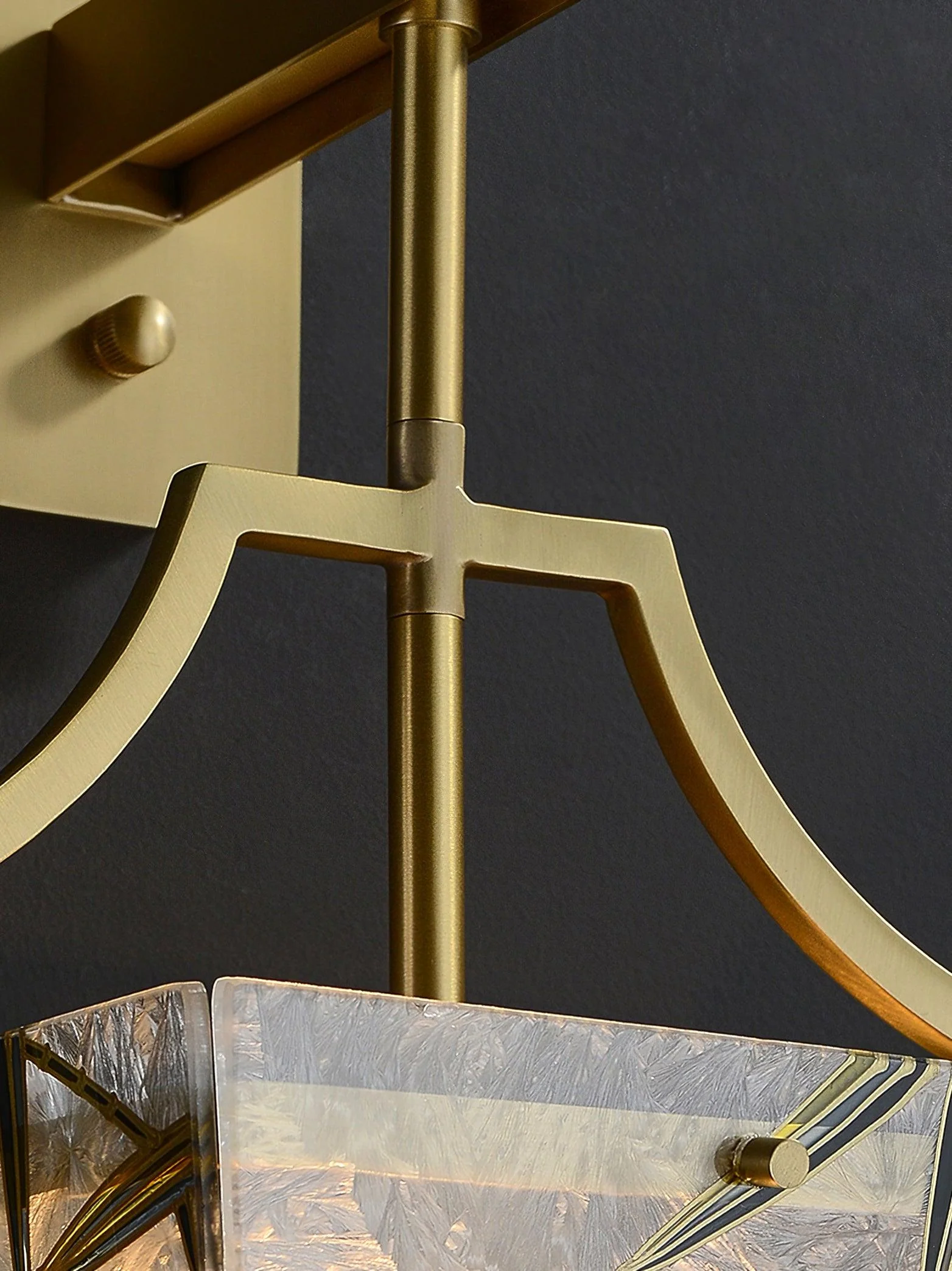 Zenith Elegant Brass Single Sconce - Image 6