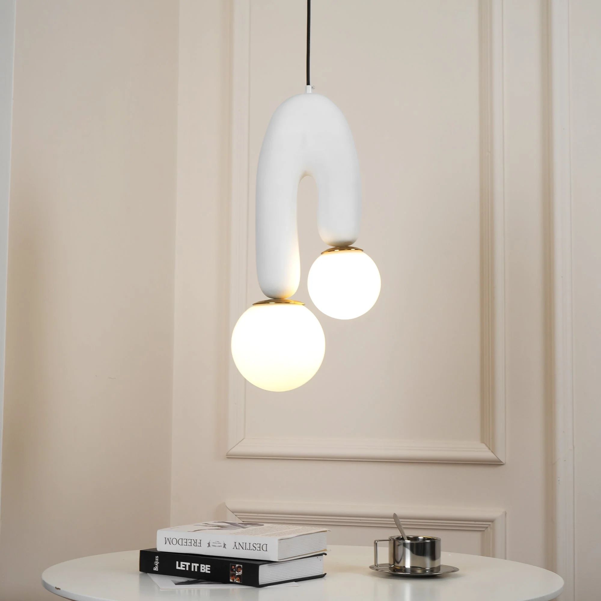 Zenithra Resin Scandinavian Pendant Light - Image 7