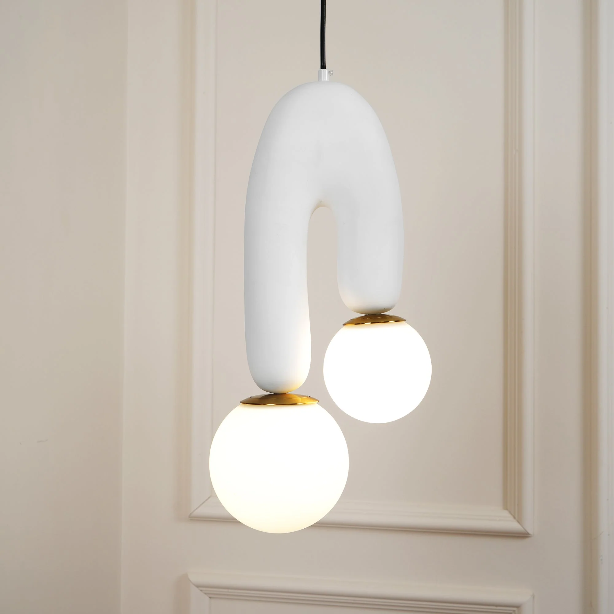 Zenithra Resin Scandinavian Pendant Light - Image 8