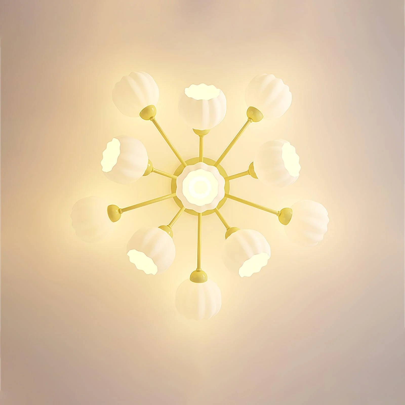 Zenorarae Elegance Matcha Glass Ceiling Lamp - Image 40