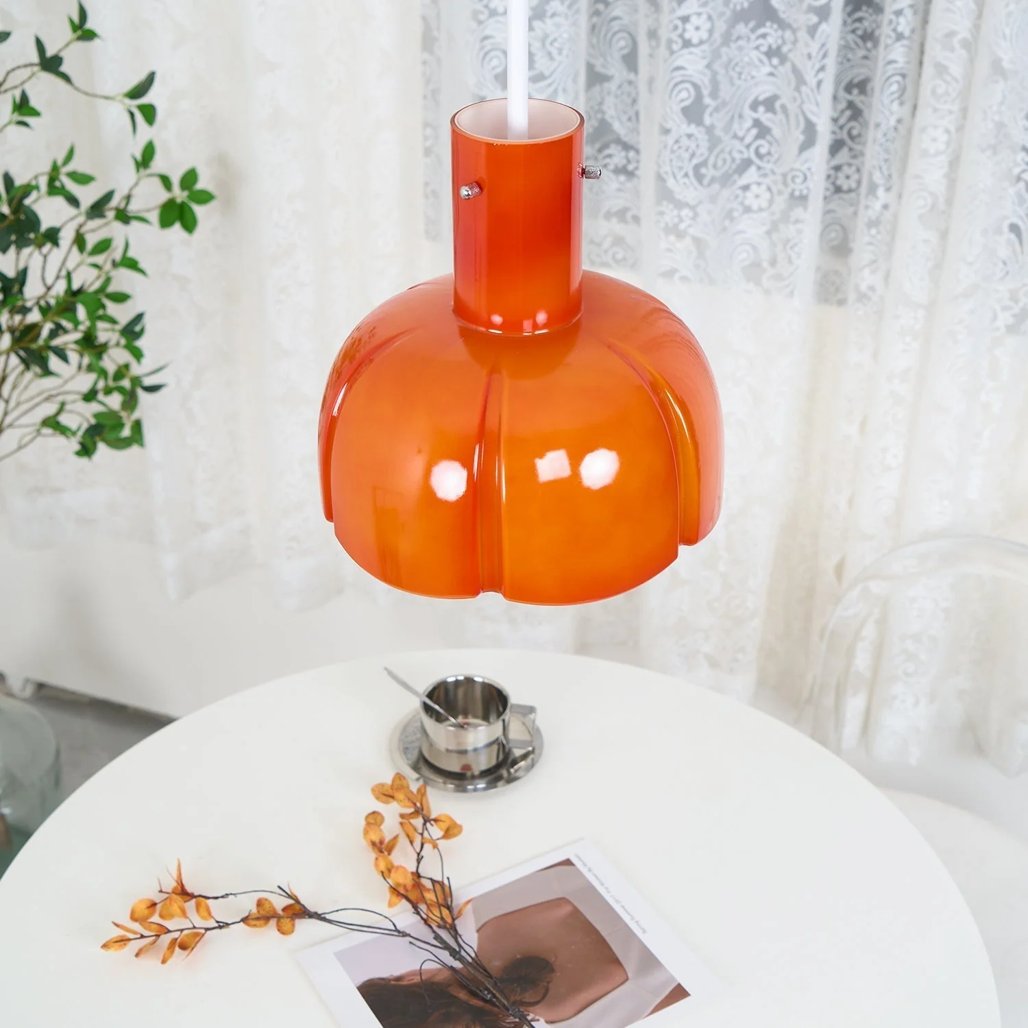 Zentara Glass Contemporary Pendant Light - Image 62
