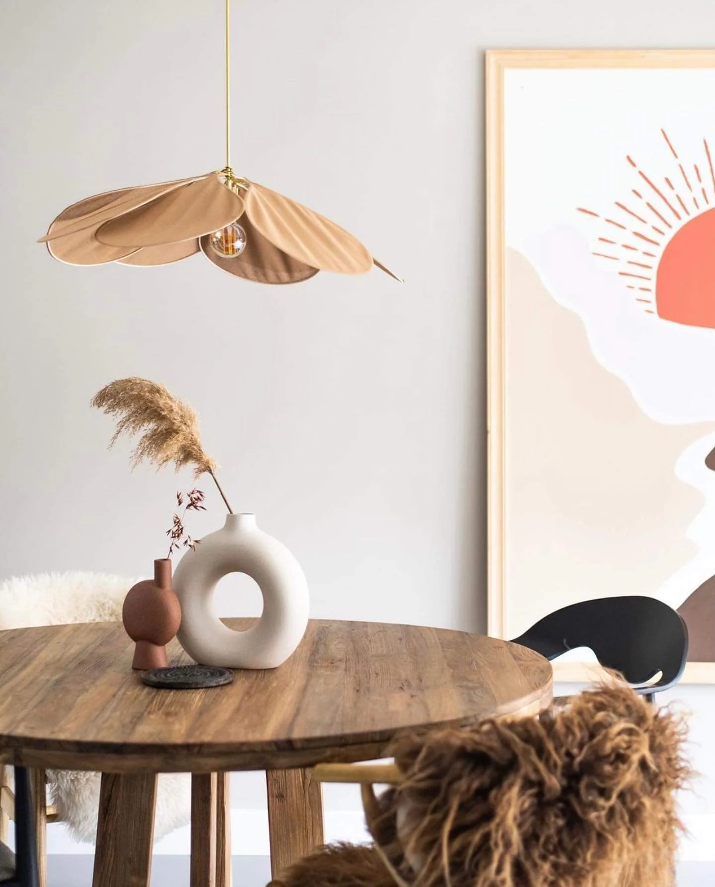 Zerithire Fabric Nature-inspired Pendant Lamp - Image 83