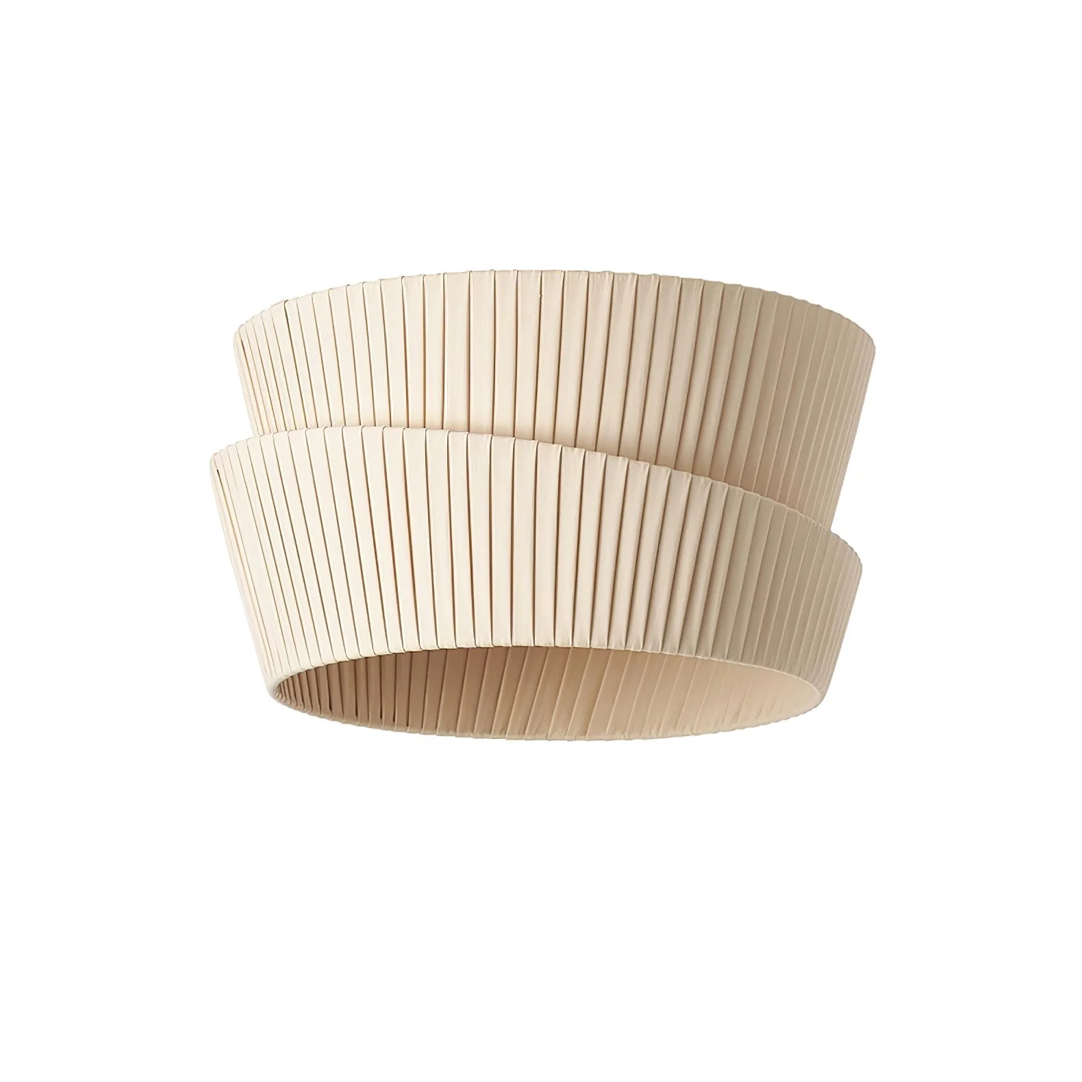 Zethayra Natural Unique Twist Fabric Ceiling Lamp - Image 5