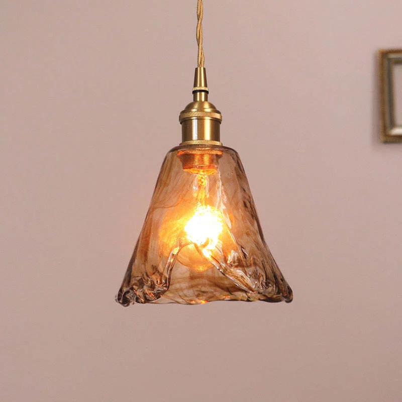 Zina Pendant Light Glass&Brass - Image 4