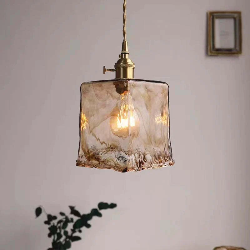 Zina Pendant Light Glass&Brass - Image 7