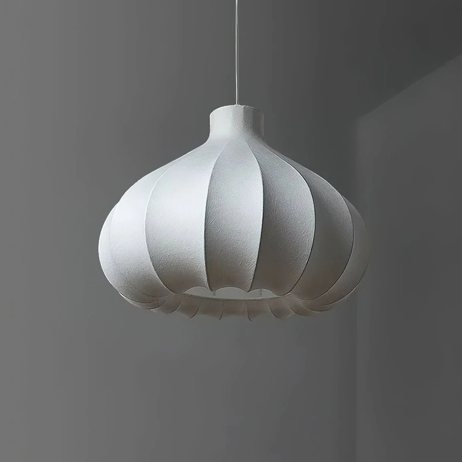 Zinnia Vintage Fabric Pendant Light - Image 9