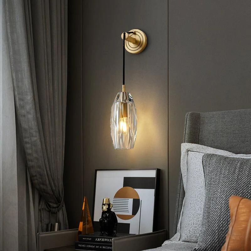 Zodorila Modern Minimalist Series Crystal Wall Lamp - Image 4