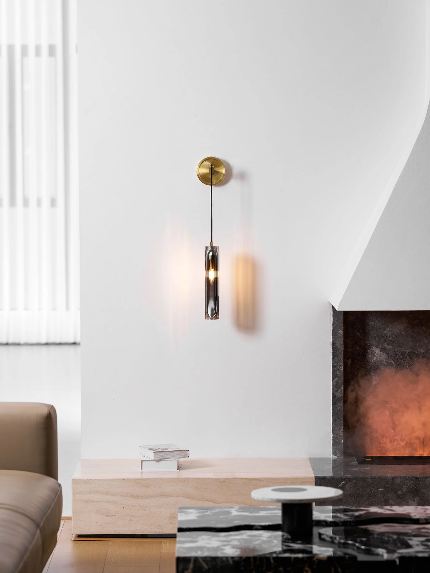 Zodorila Modern Minimalist Series Crystal Wall Lamp - Image 54
