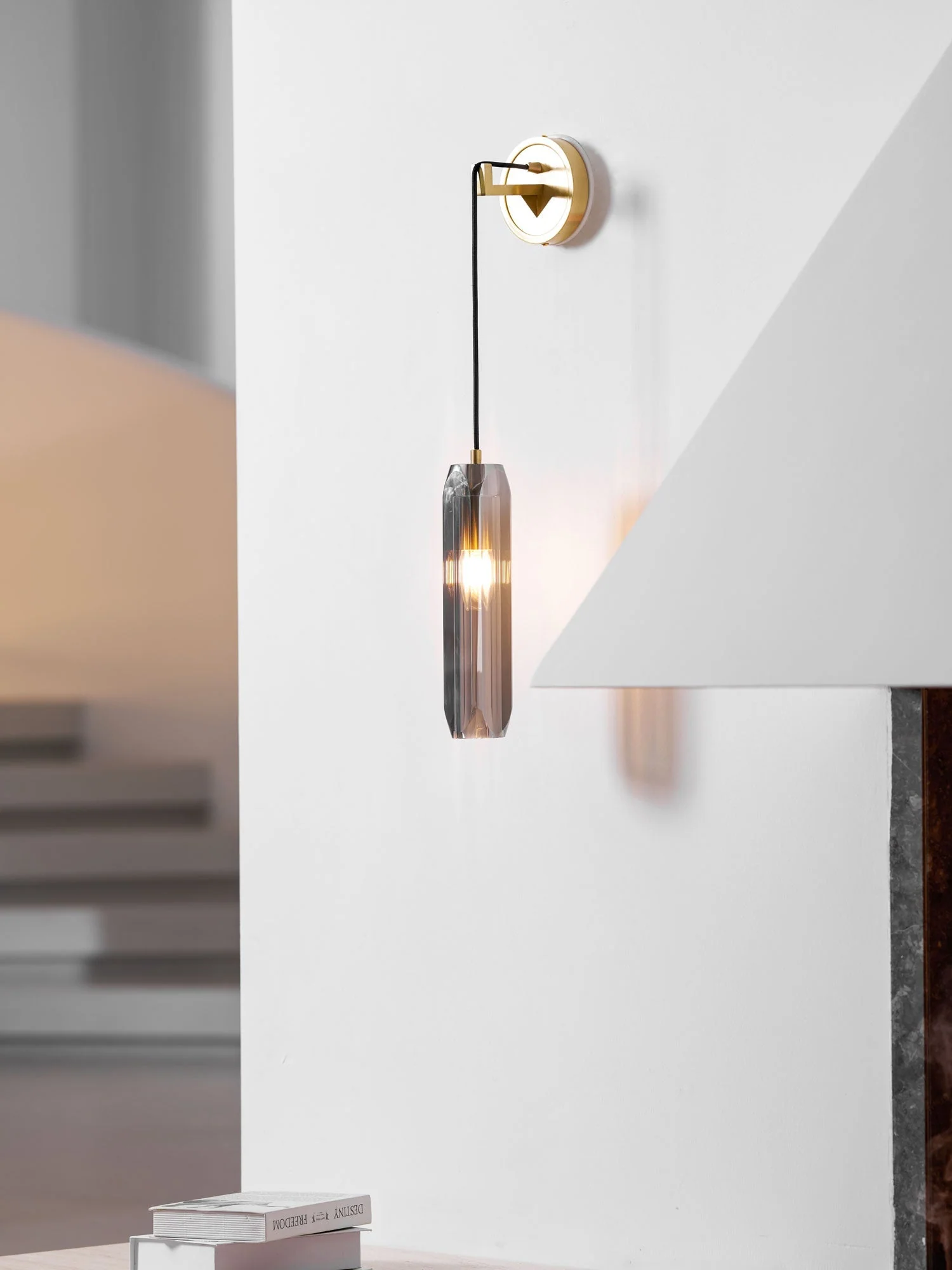 Zodorila Modern Minimalist Series Crystal Wall Lamp - Image 58