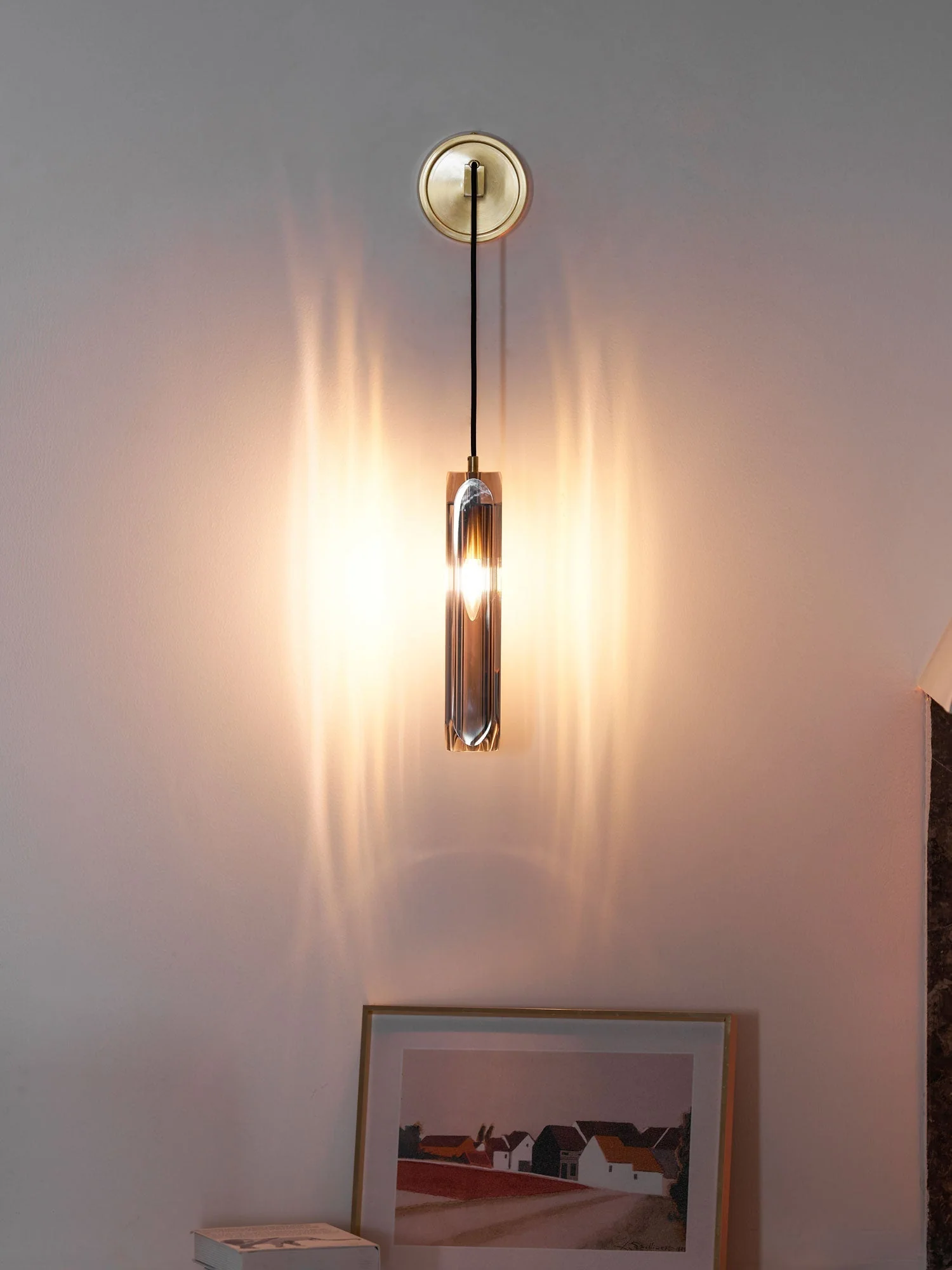 Zodorila Modern Minimalist Series Crystal Wall Lamp - Image 61