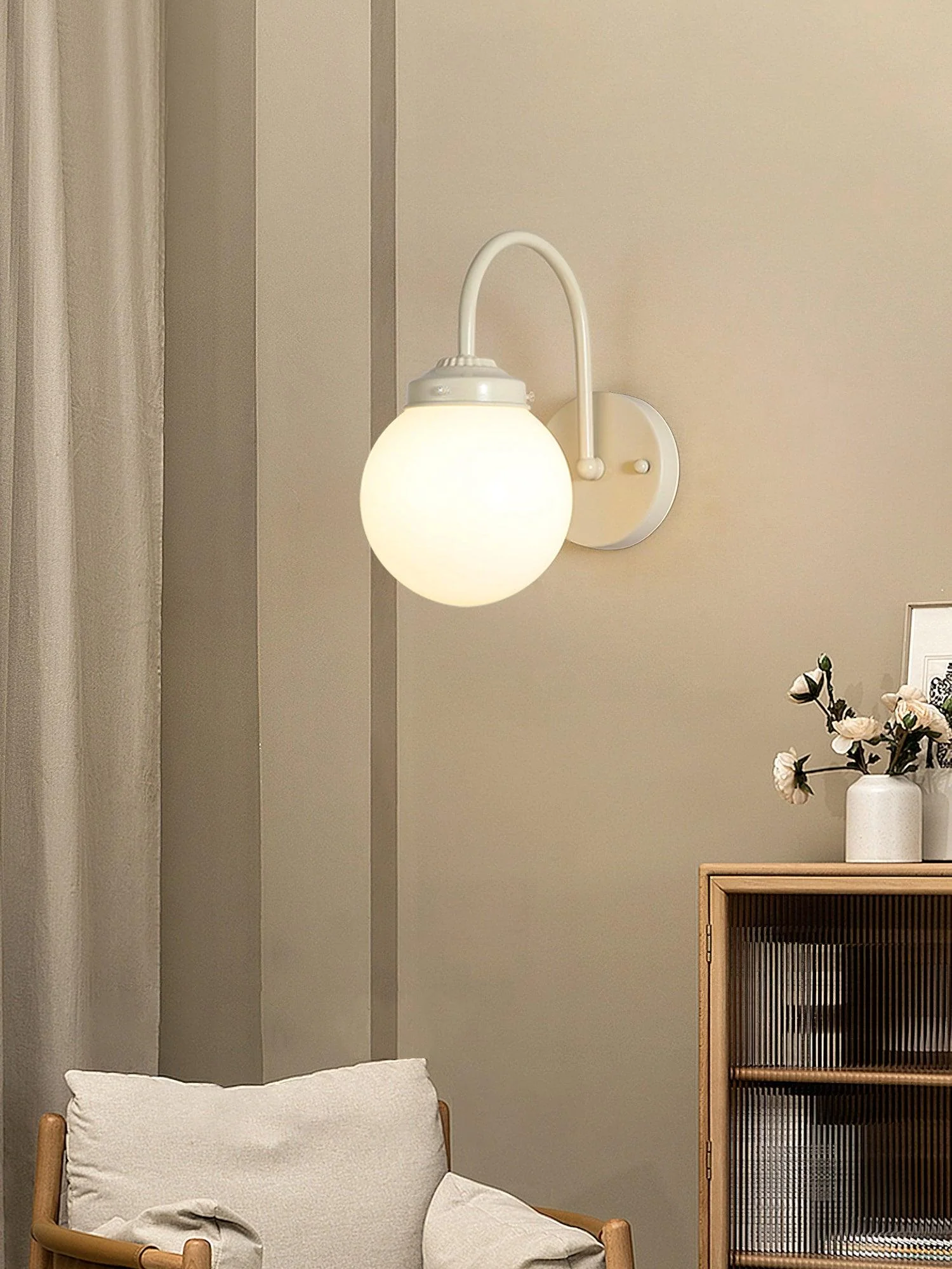 Zomareth Orb Surface Glass Wall Lamp - Image 10