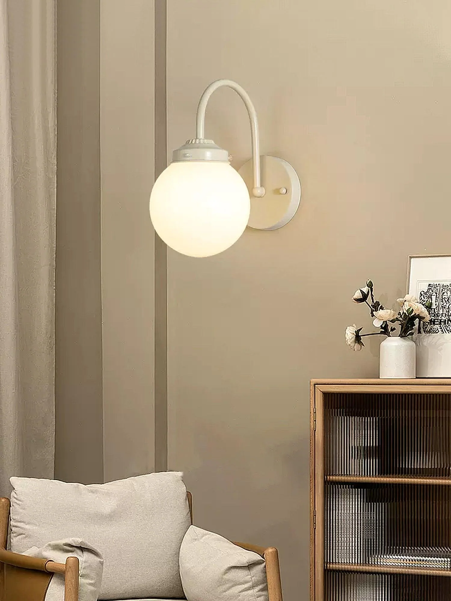Zomareth Orb Surface Glass Wall Lamp - Image 6