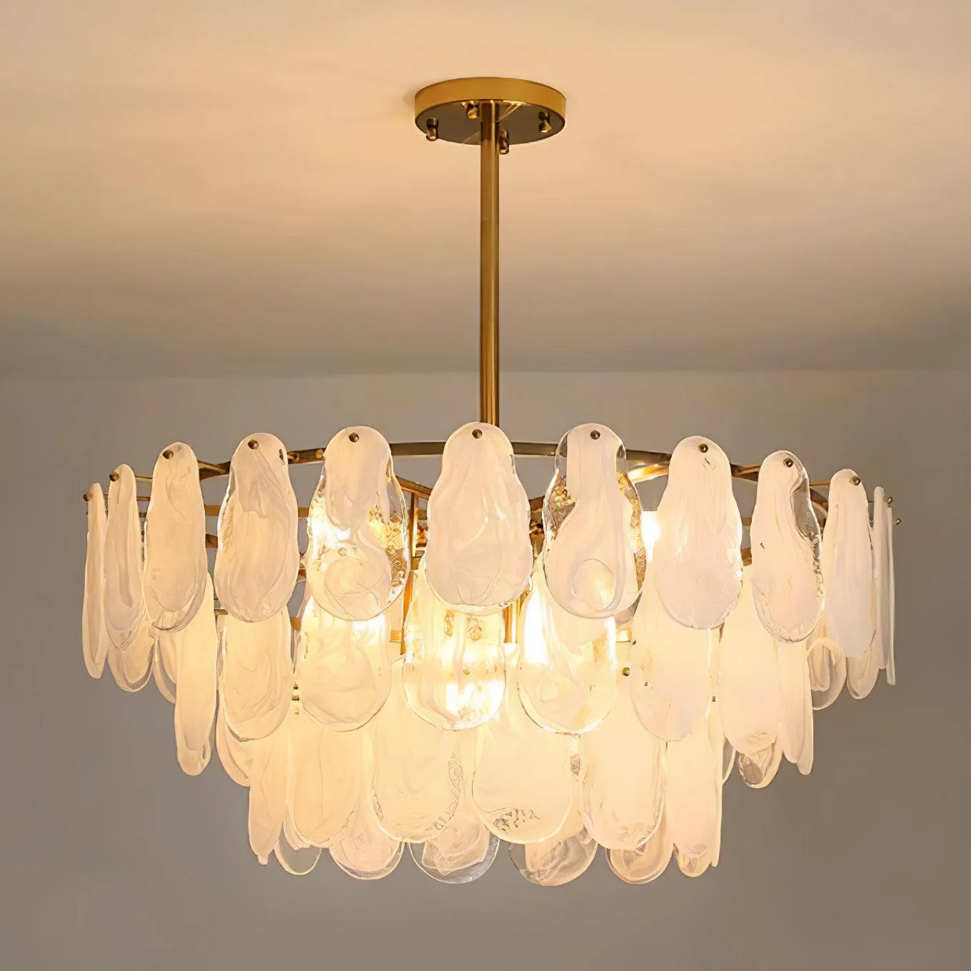 Zosolia Postmodern Luxury Round Cloud Glass Chandelier - Image 39