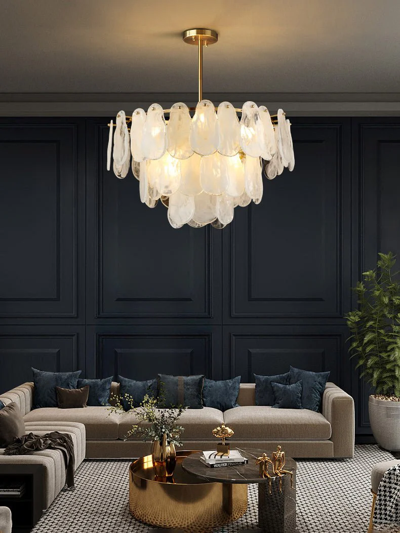 Zosolia Postmodern Luxury Round Cloud Glass Chandelier - Image 5