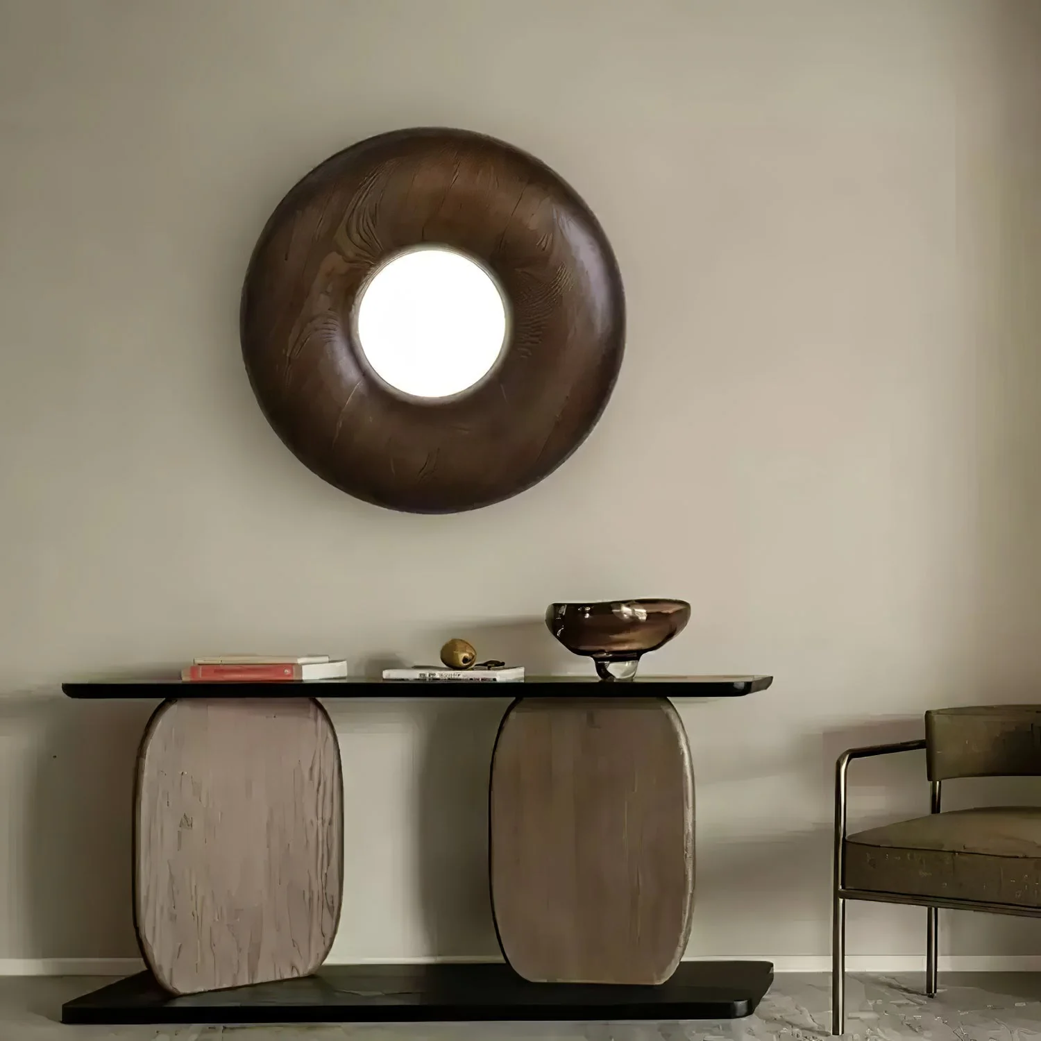 Zosora Organic Oak Flush Mount - Image 22