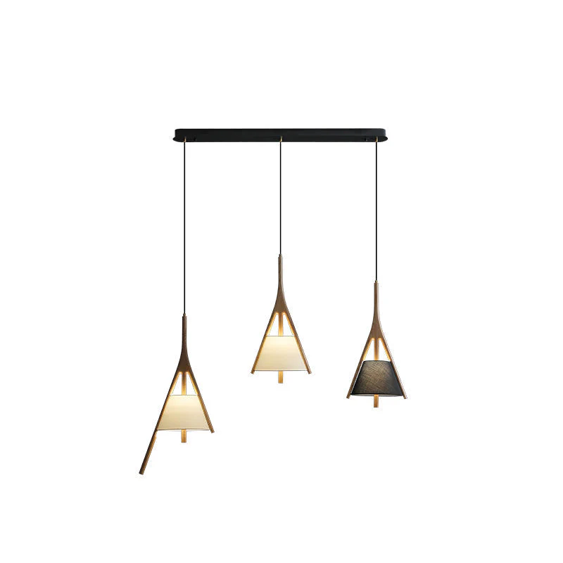 Zovenarae Triangular Wood Pendant Light - Image 54
